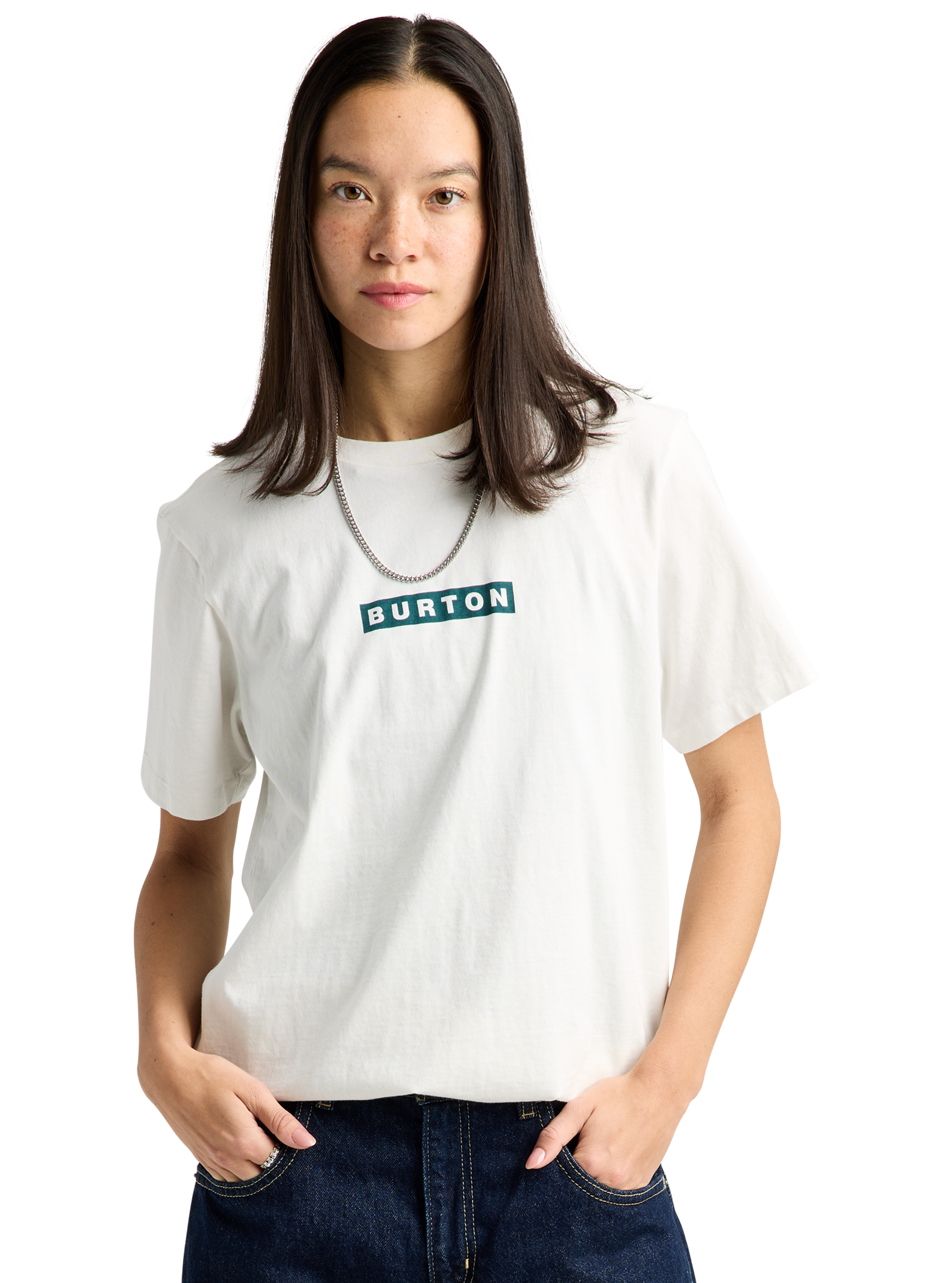Product image of Burton Dejaview Short Sleeve T-Shirt[Variant:Stout White]
