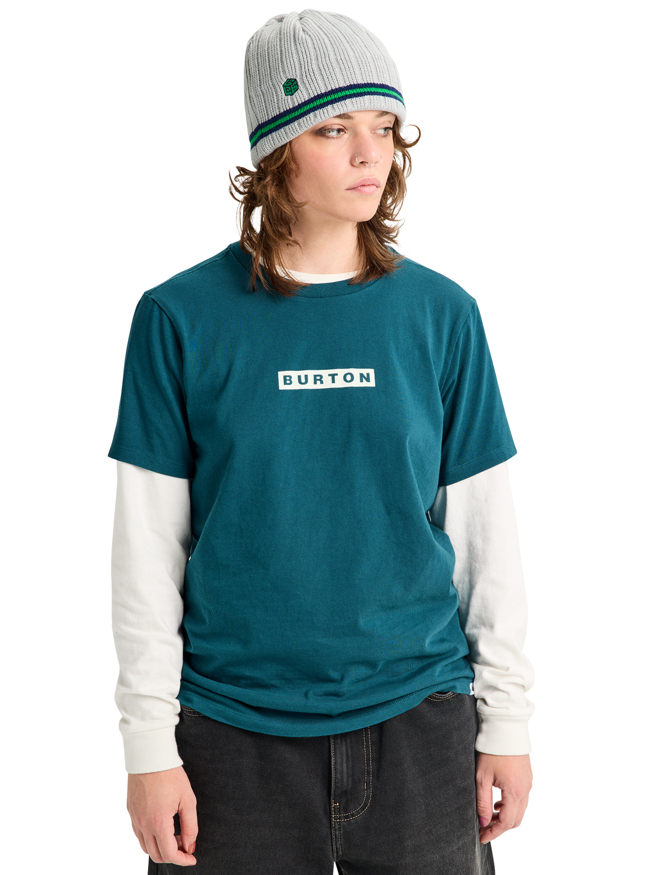 Product image of Burton Dejaview Short Sleeve T-Shirt[Variant:Atlantic Teal]