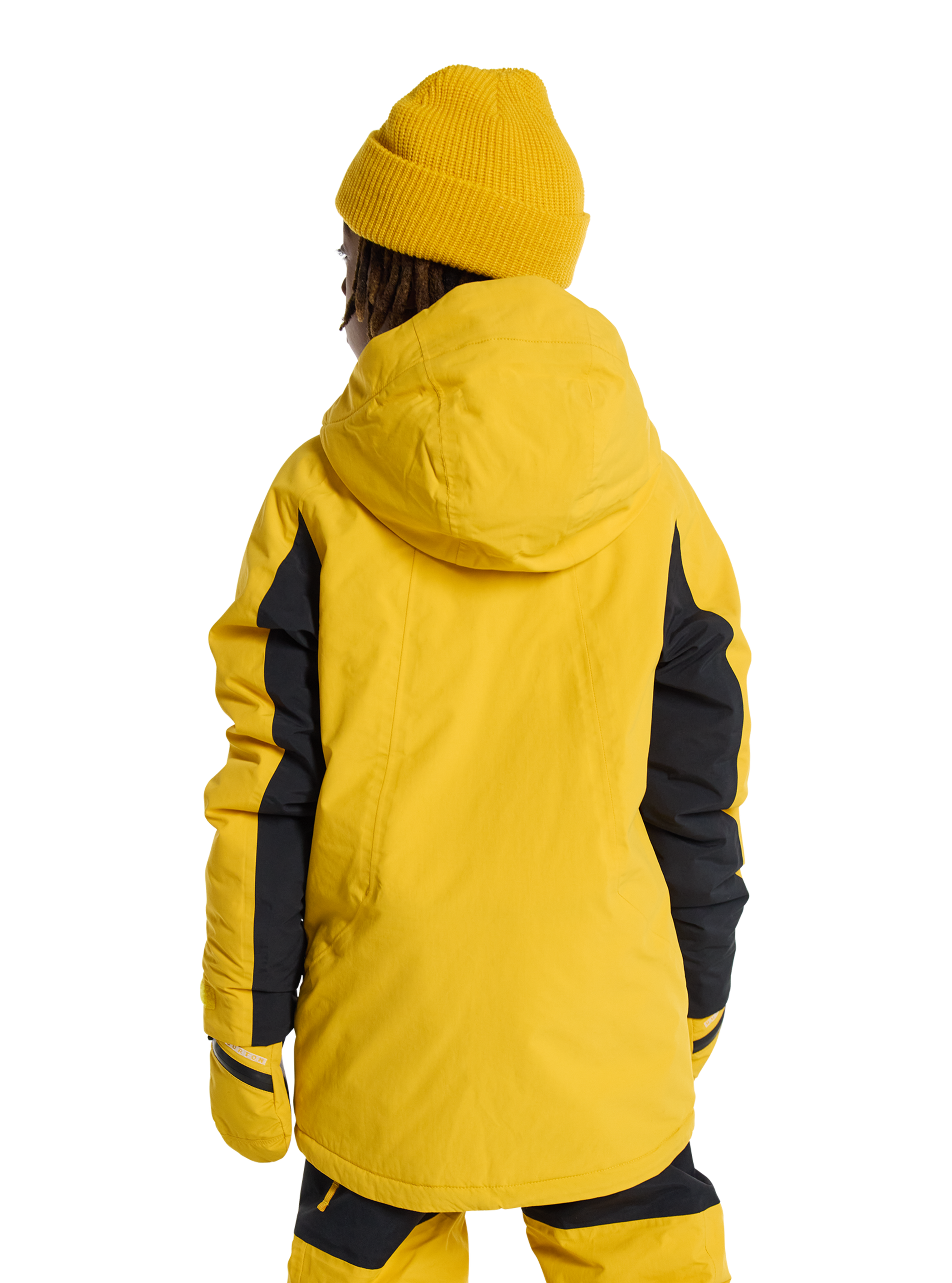 Product image of Kids' Burton Hillslope Jacket[Variant:Goldenrod / True Black]