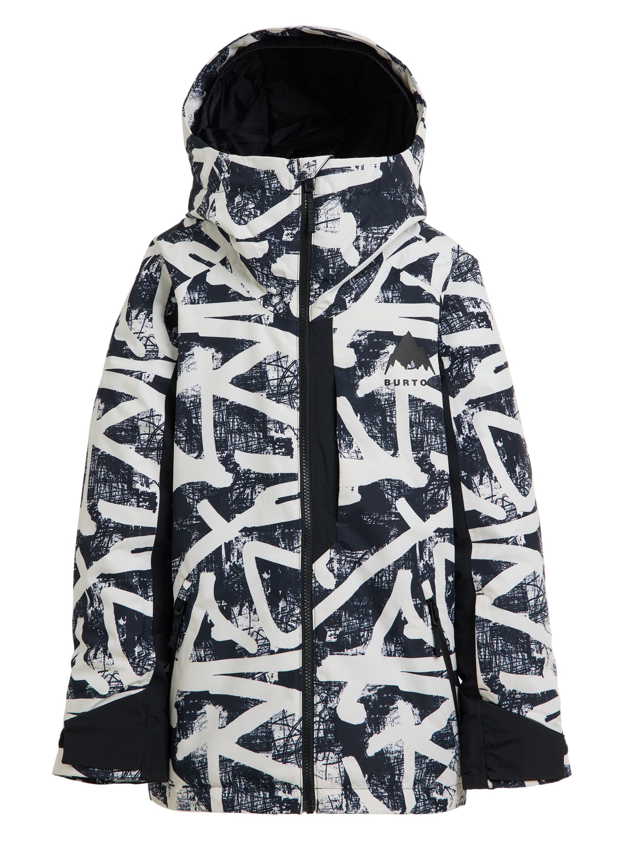 Product image of Kids' Burton Hillslope Jacket[Variant:City Streets / True Black]