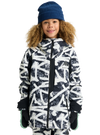 Product image of Kids' Burton Hillslope Jacket[Variant:City Streets / True Black]