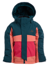 Product image of Toddlers' Burton Ascutney 2L Jacket[Variant:Deep Emerald / Peach Echo / Azalea Pink]
