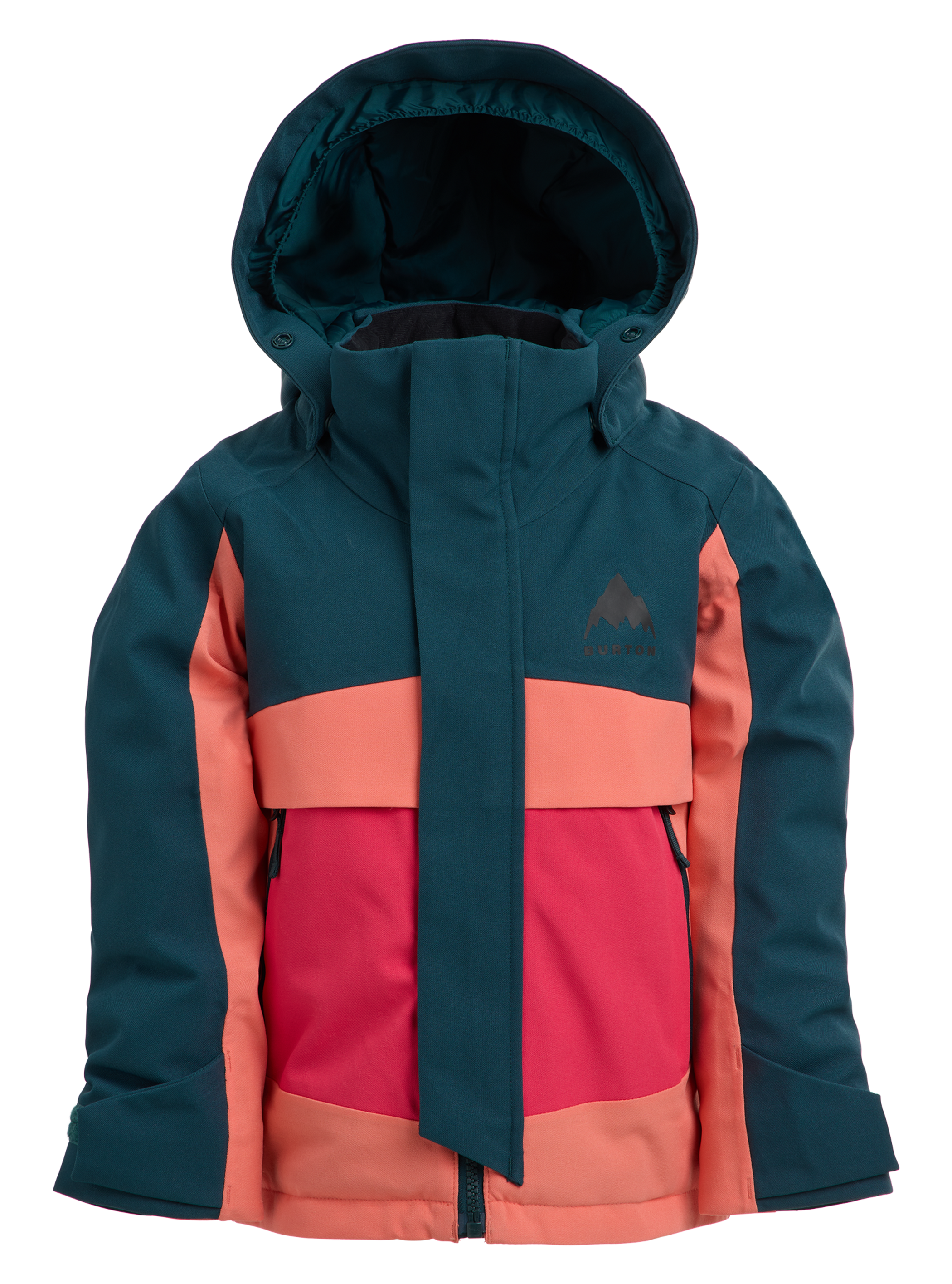 Product image of Toddlers' Burton Ascutney 2L Jacket[Variant:Deep Emerald / Peach Echo / Azalea Pink]