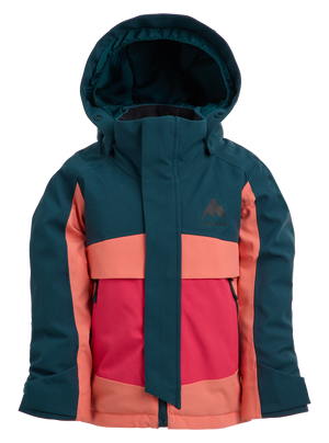 Product image of Toddlers' Burton Ascutney 2L Jacket[Variant:Deep Emerald / Peach Echo / Azalea Pink]