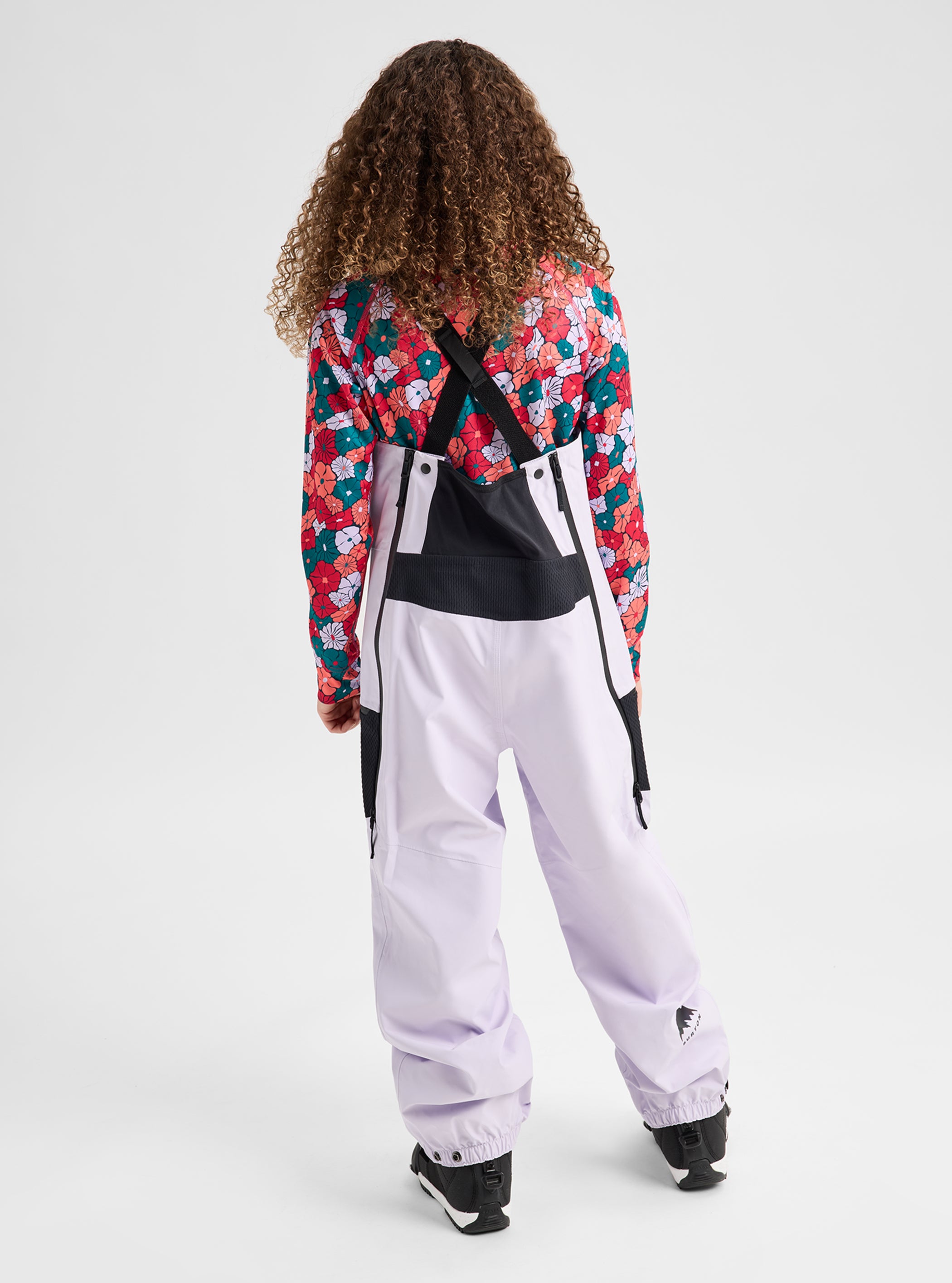 Product image of Kids' Burton Outbeam 3L Bib Pants[Variant:Moondust Purple / True Black]