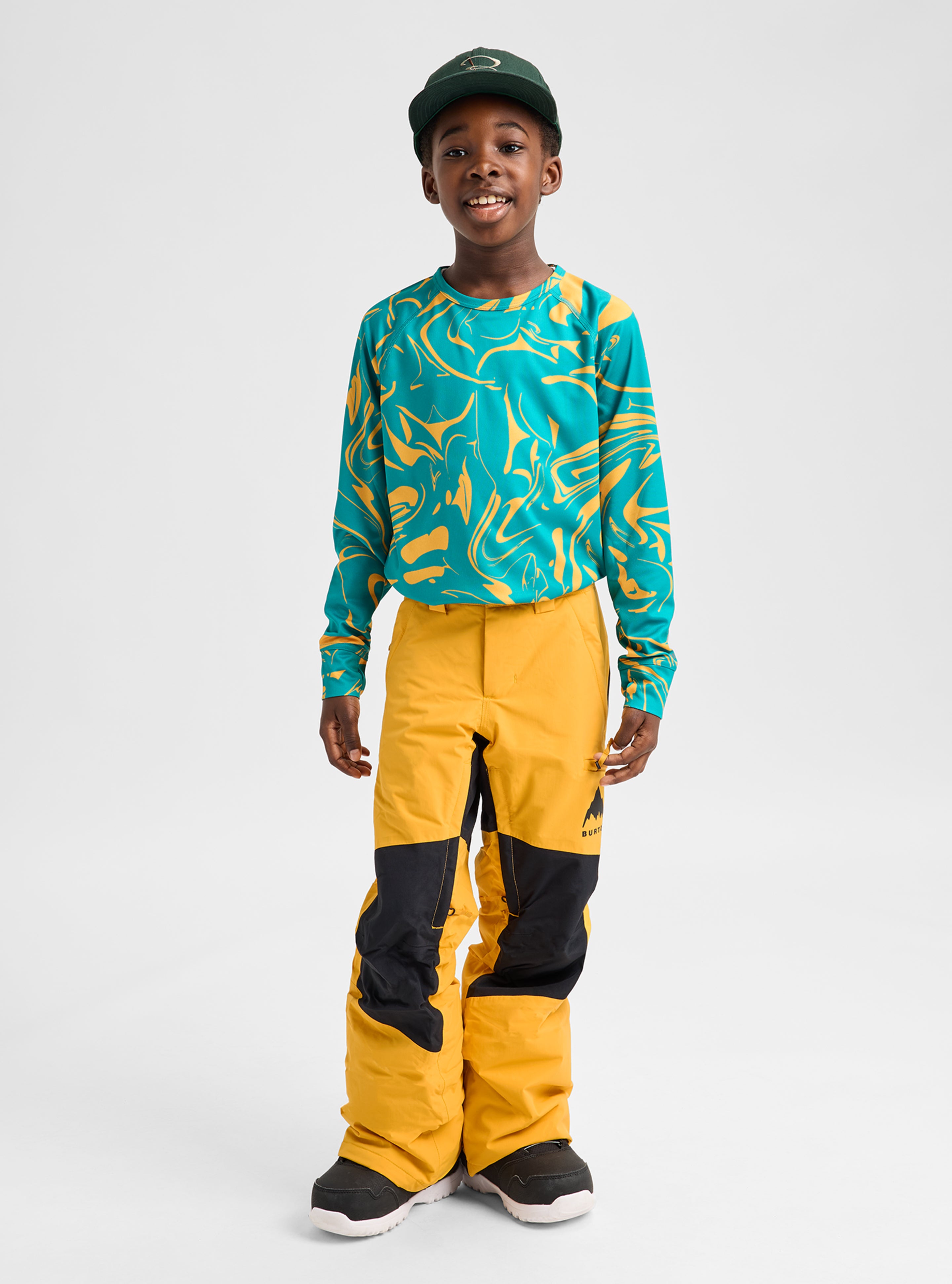BURTON 子ども用 フード付きウェア ライトイエロー キッズ M BURTON 子ども用 フード付きウェア ライトイエロー キッズ M BURTON