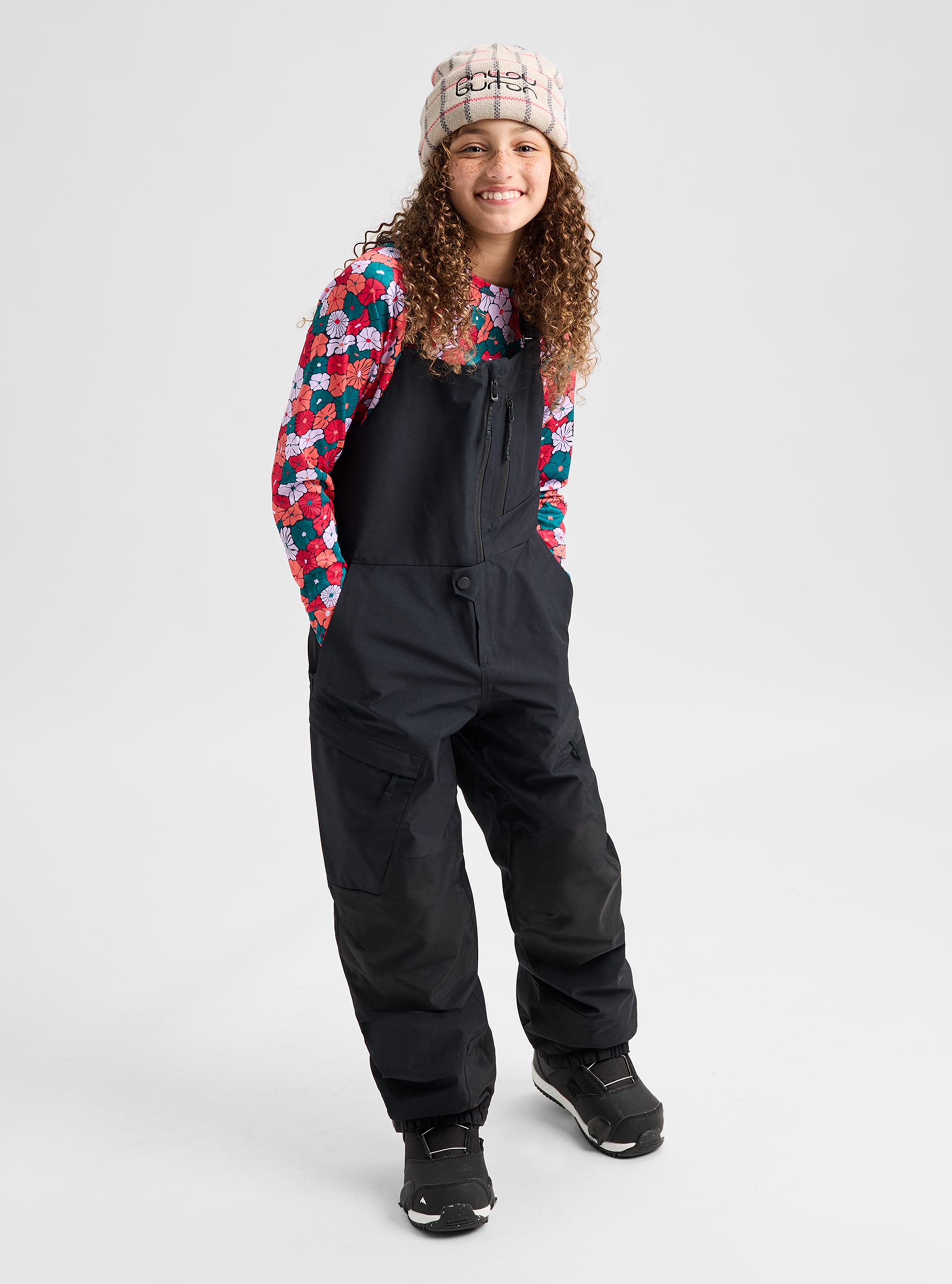 Product image of Kids' Burton Powline GORE-TEX 2L Bib Pants[Variant:True Black]
