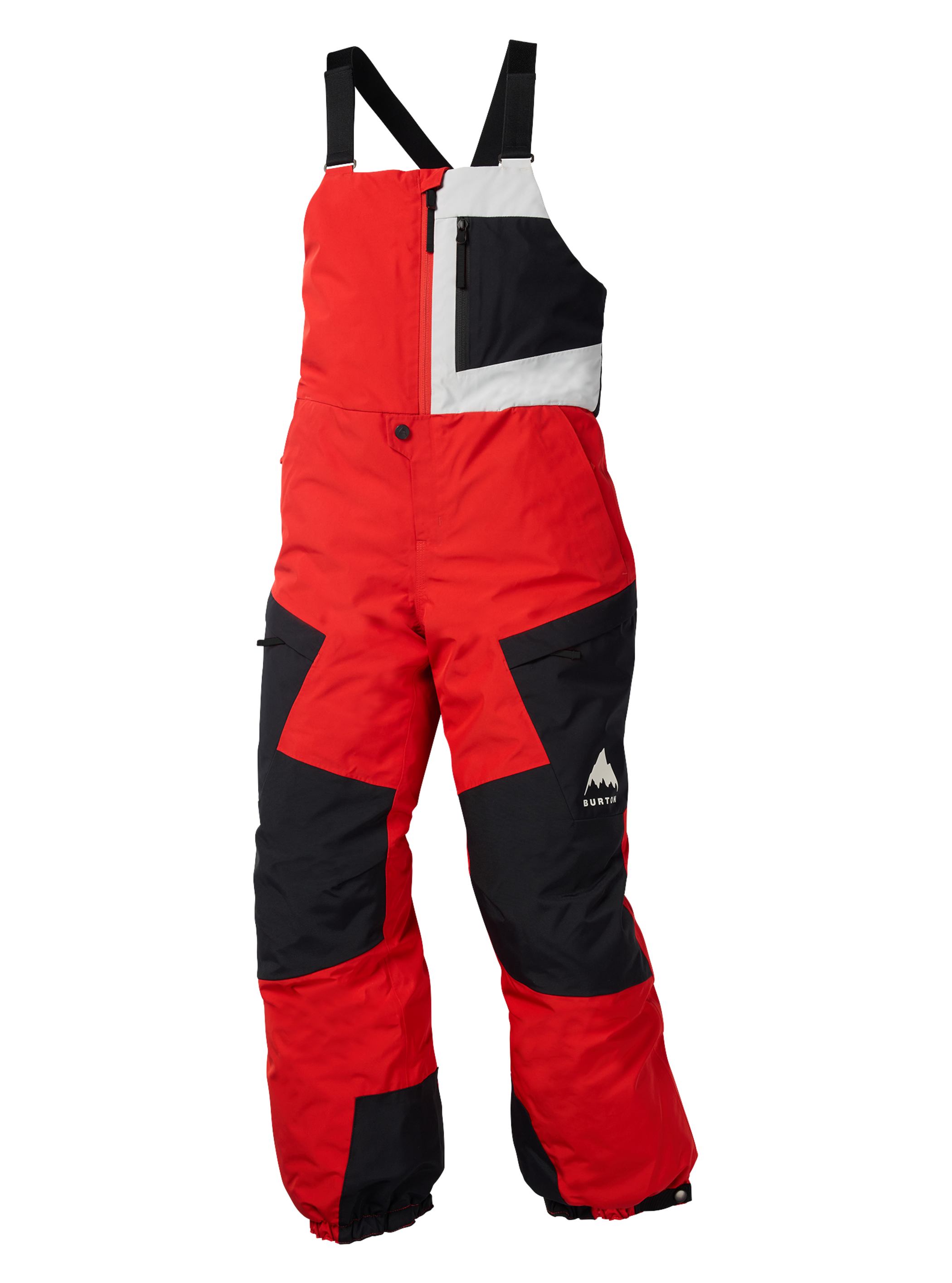 Product image of Kids' Burton Powline GORE-TEX 2L Bib Pants[Variant:Flame Scarlet / True Black]