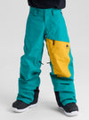 Product image of Kids' Burton GORE-TEX Shell Pants[Variant:Pacific Teal / Goldenrod / True Black]