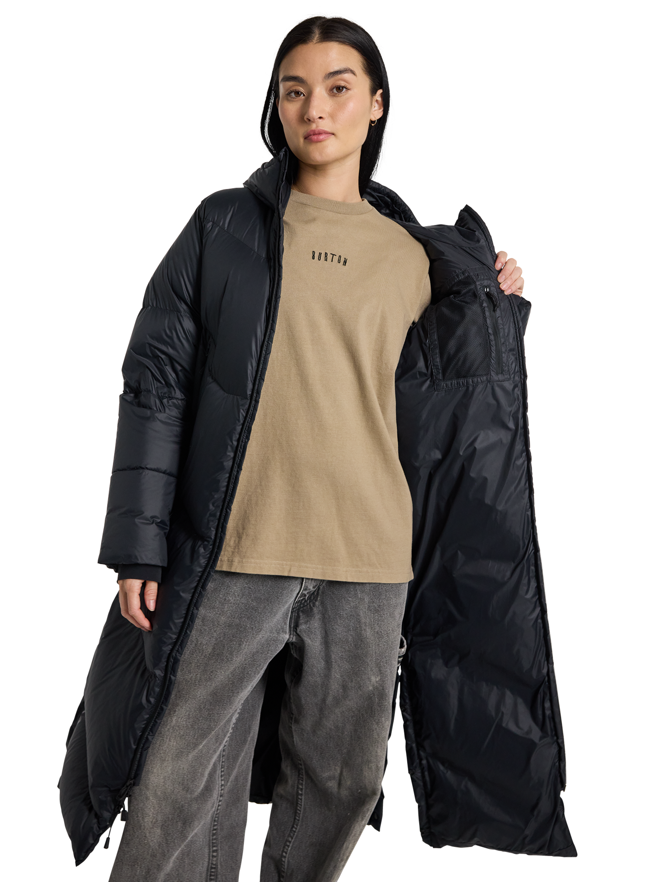 Burton - Parka long en duvet pour femme