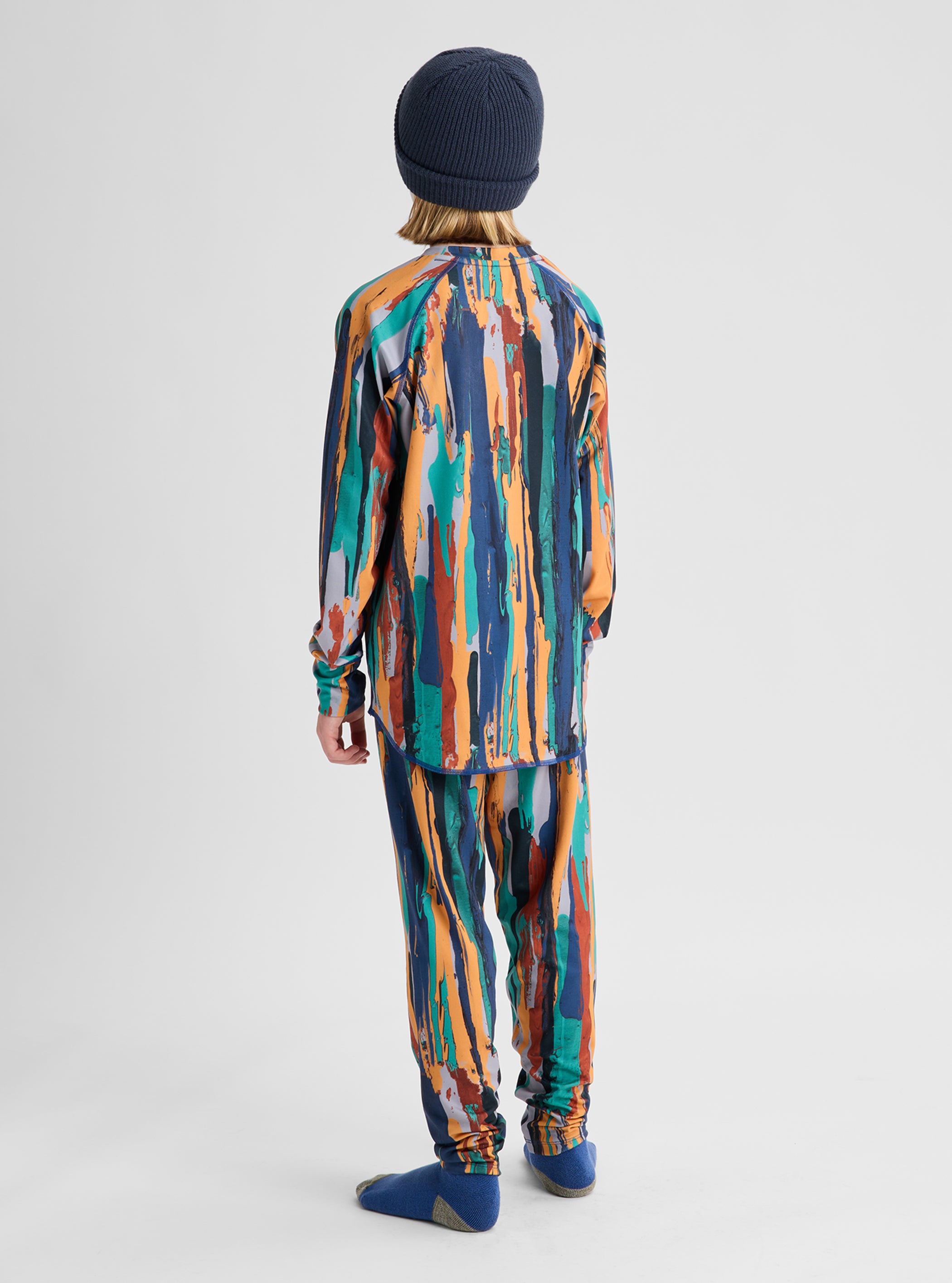 Product image of Kids' and Toddlers' Burton Midweight Base Layer Set[Variant:Paint Stripe]