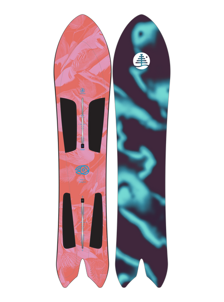 Burton Family Tree 3D Channel Surfer Flat Top Snowboard | Burton