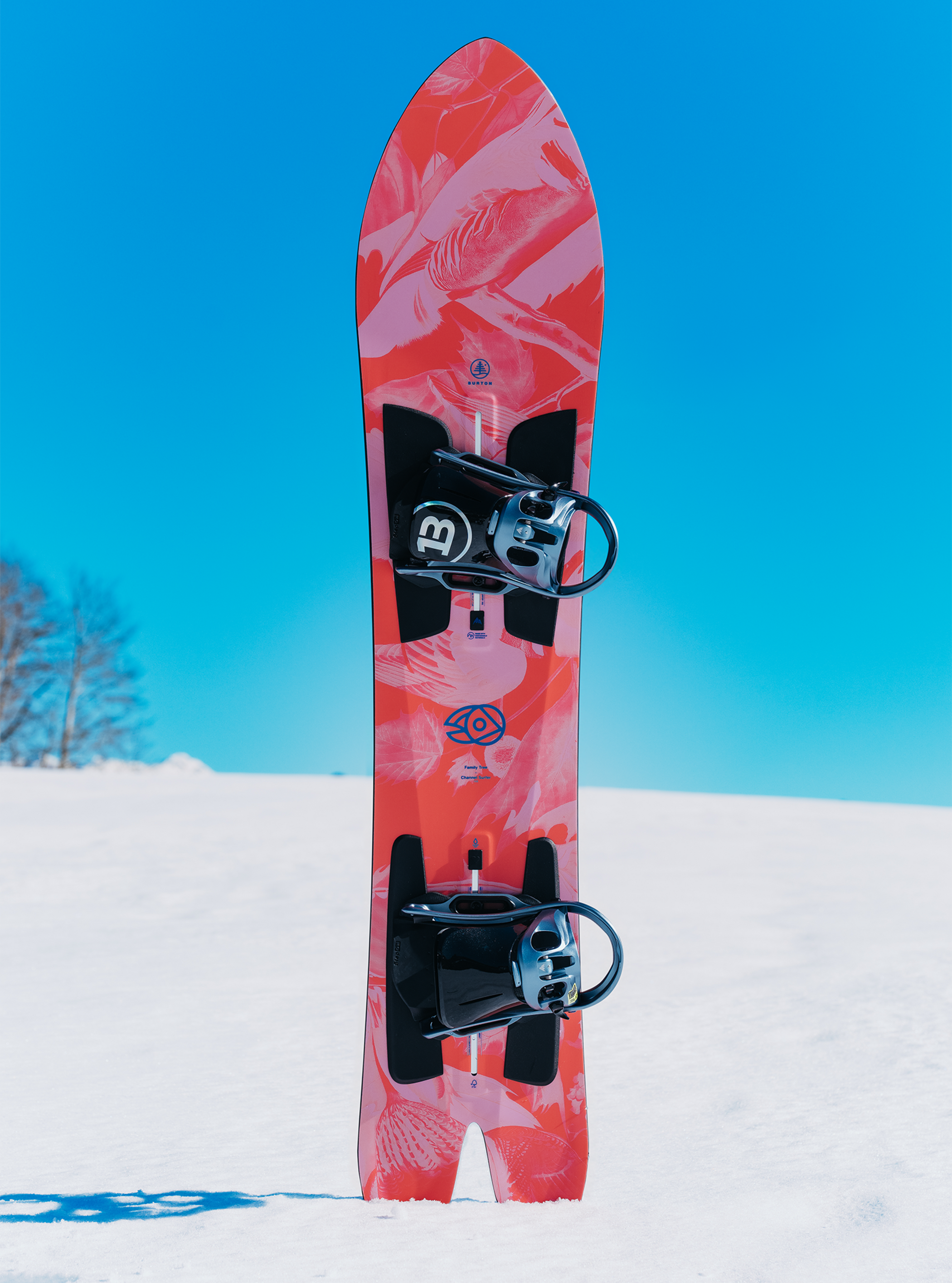 Planche à neige 3D Family Tree Channel Surfer Flat Top de Burton