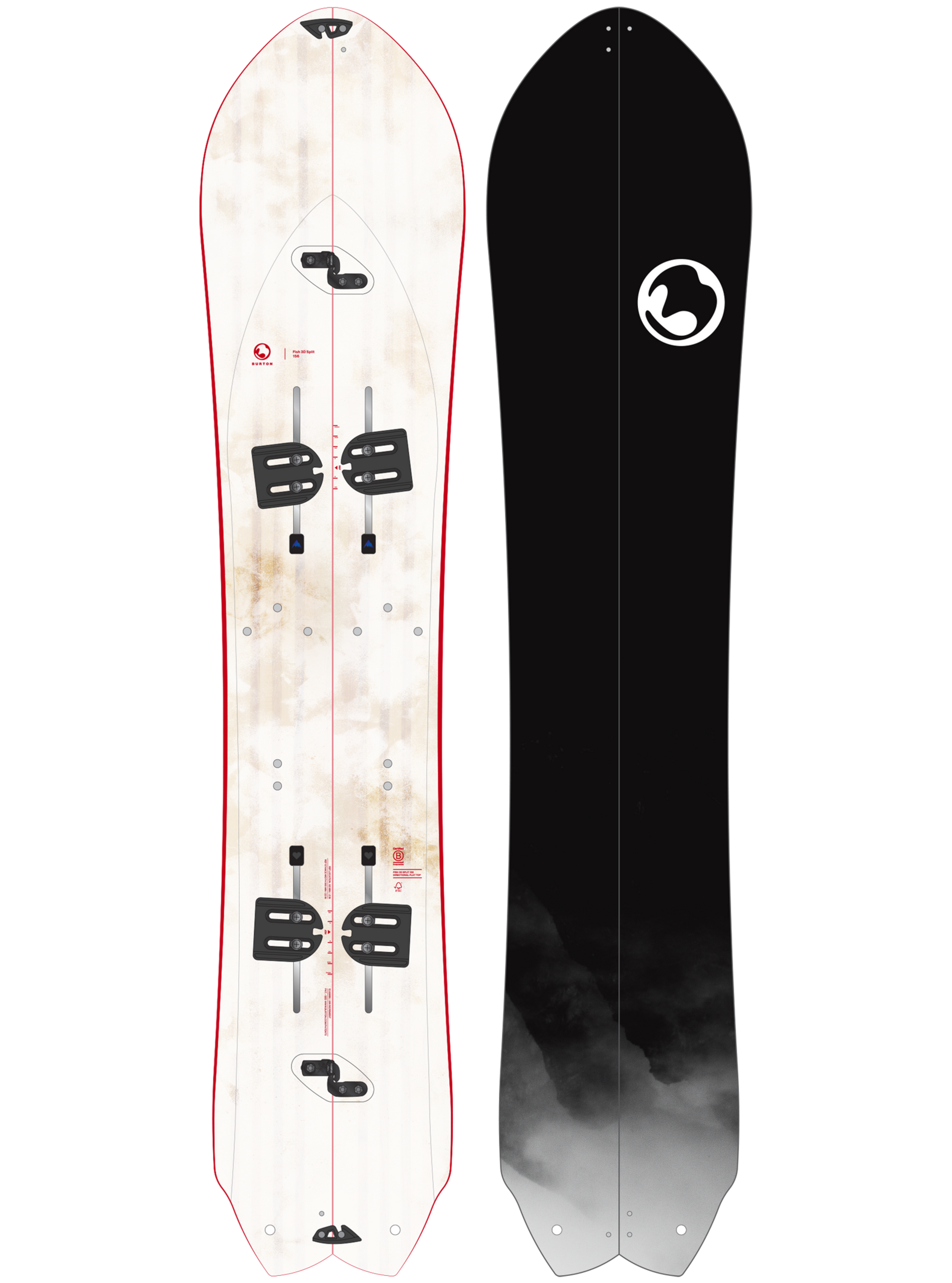Burton 3D Fish Flat Top Splitboard Winter 2027