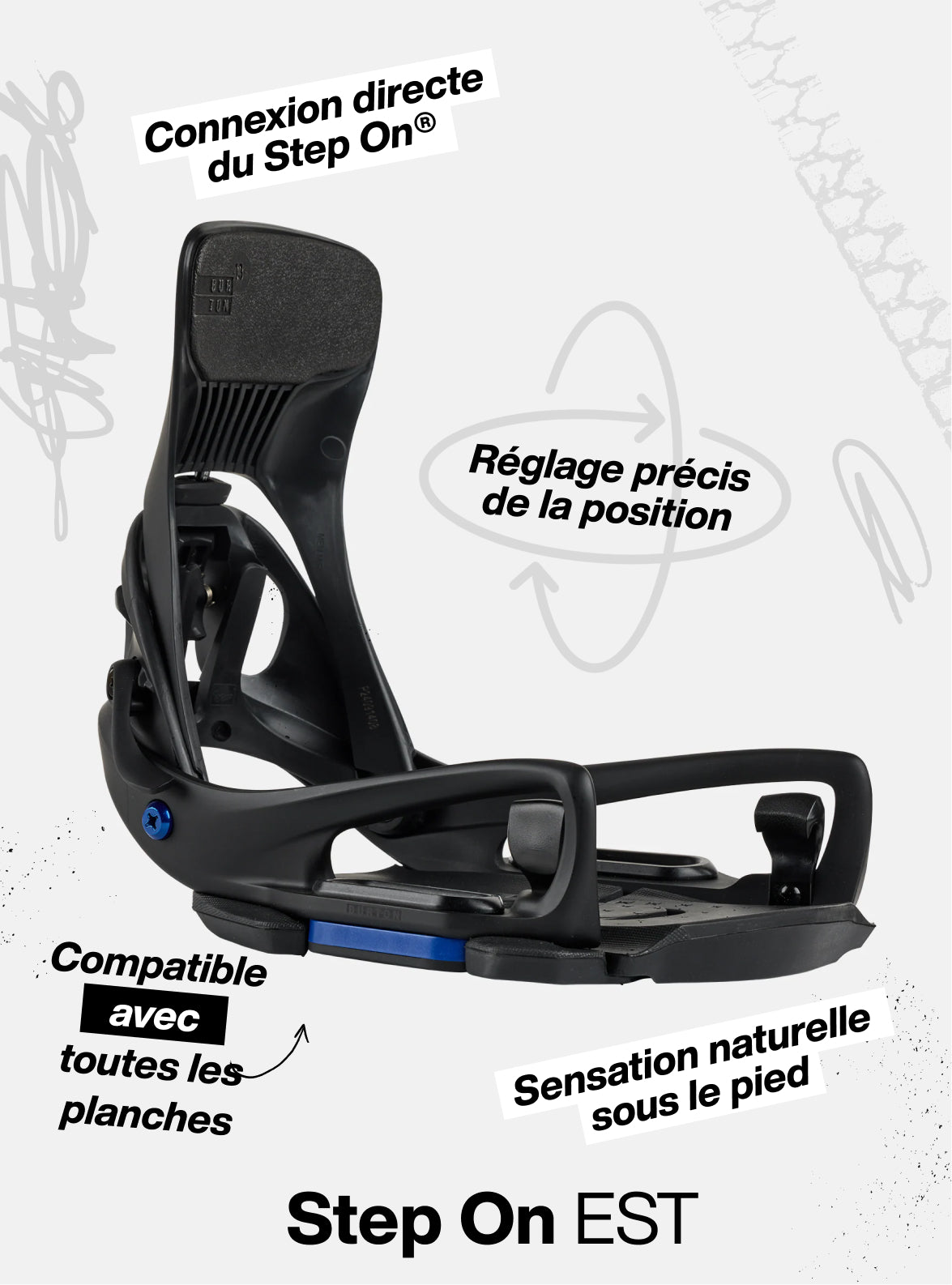 Fixations pour planche à neige Step On® Lexa X EST® de Burton pour femmes