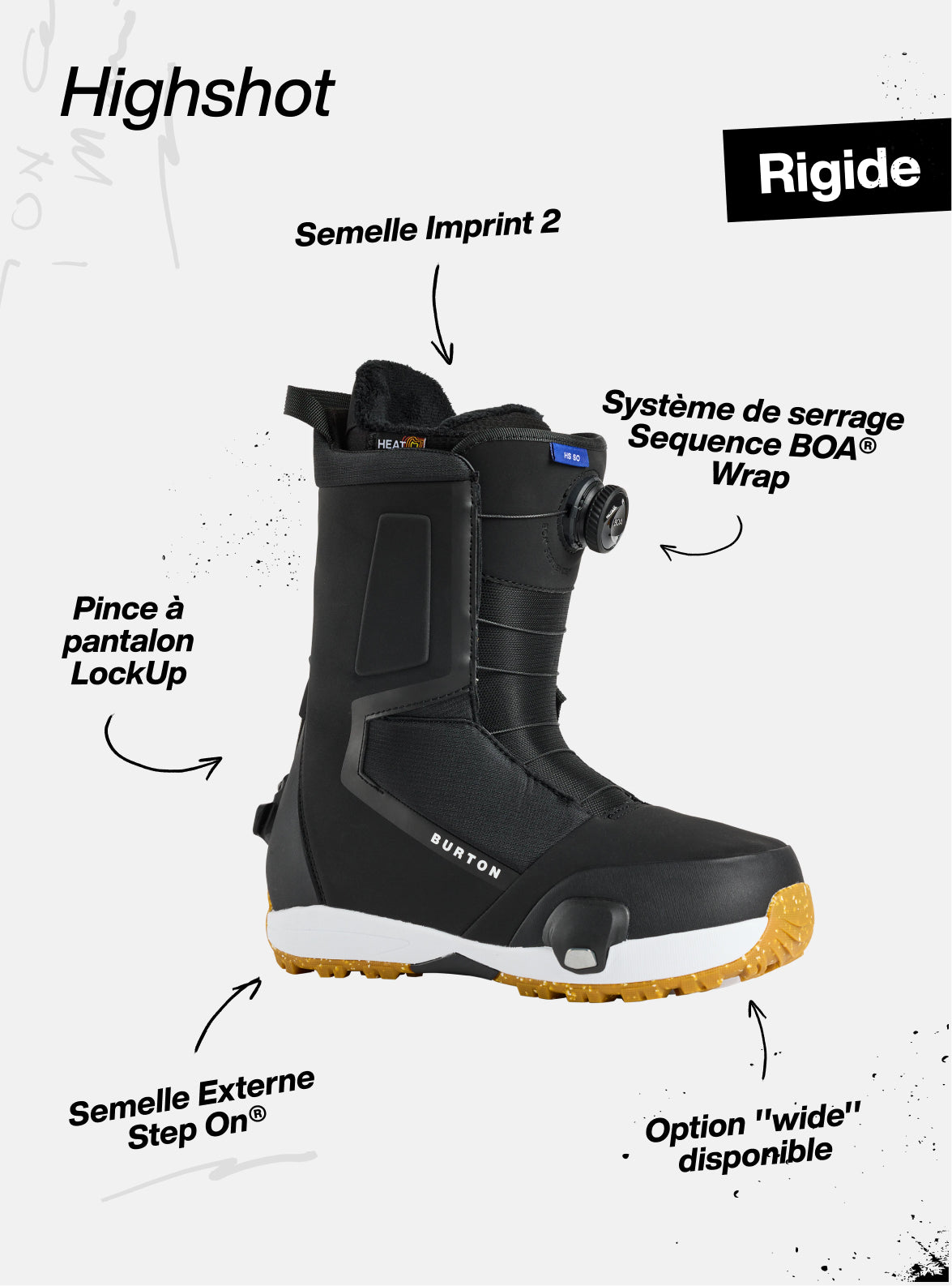 Burton - Bottes de planche à neige Highshot Step On® pour femme