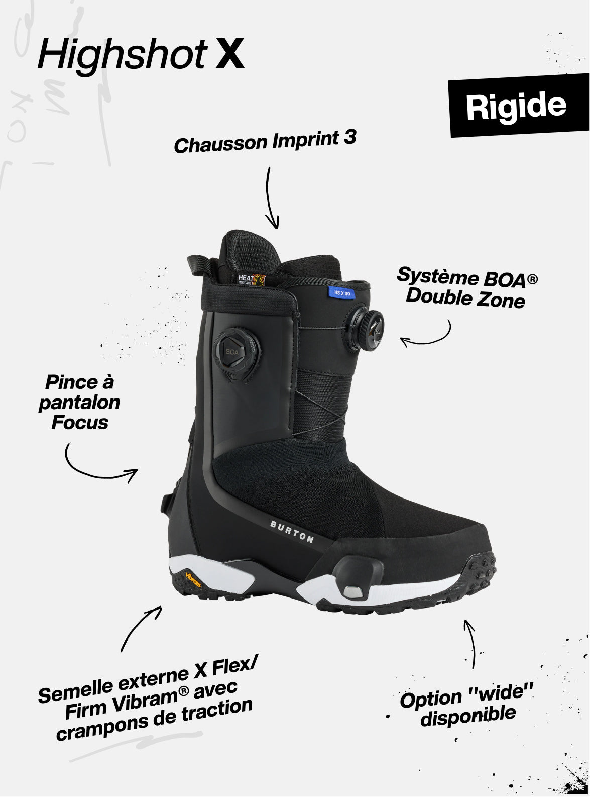Bottes de planche à neige Highshot X Step On® de Burton pour femmes
