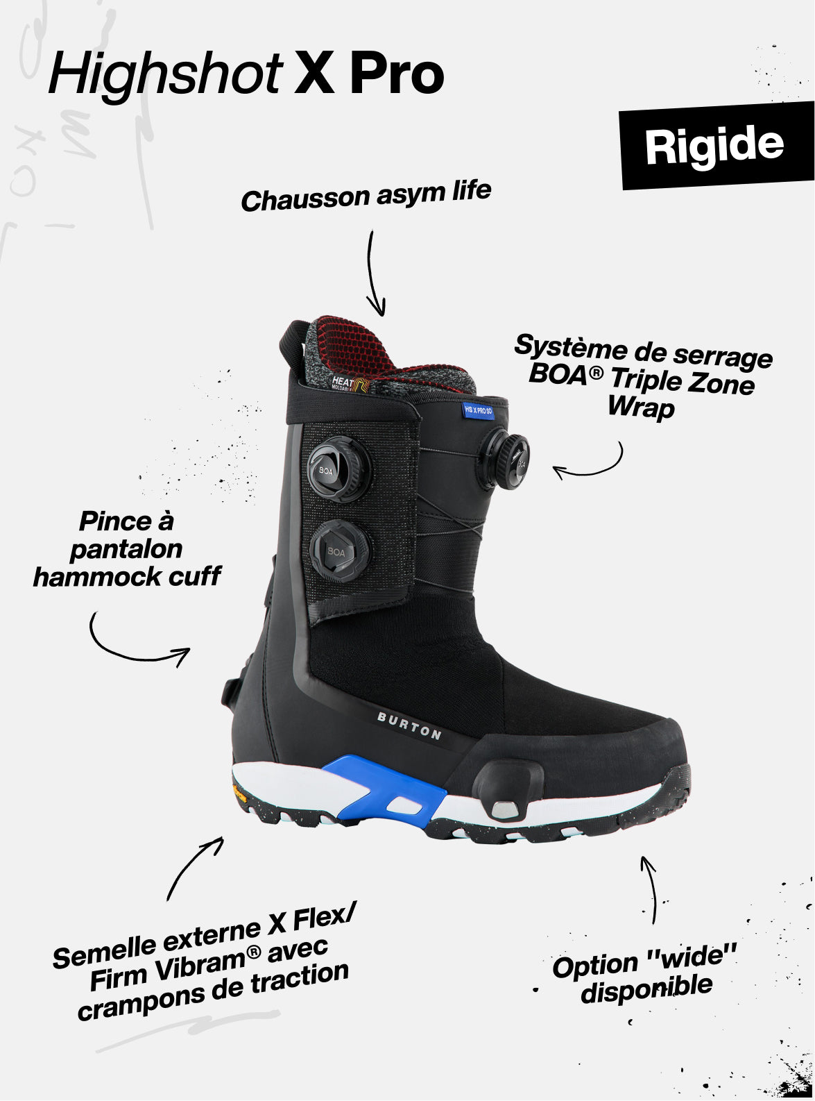 Bottes de planche à neige Highshot Step On® X Pro de Burton pour femmes
