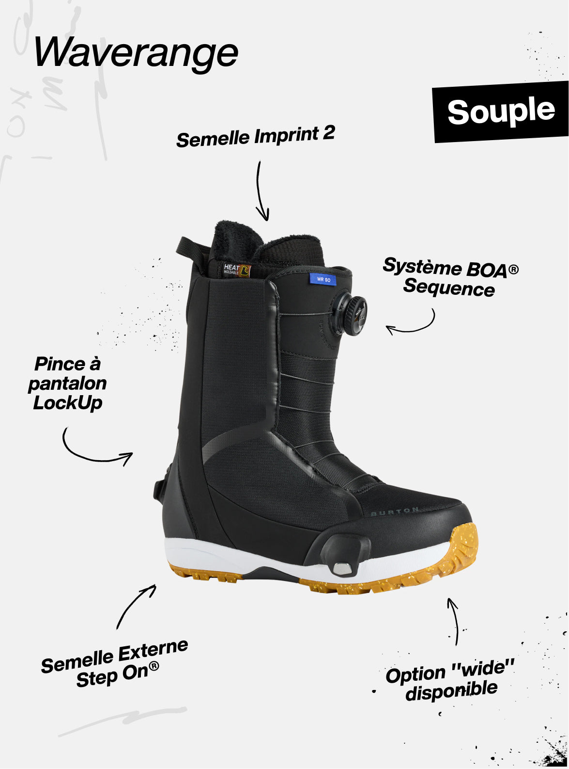Burton - Bottes de planche à neige Waverange Step On® pour homme
