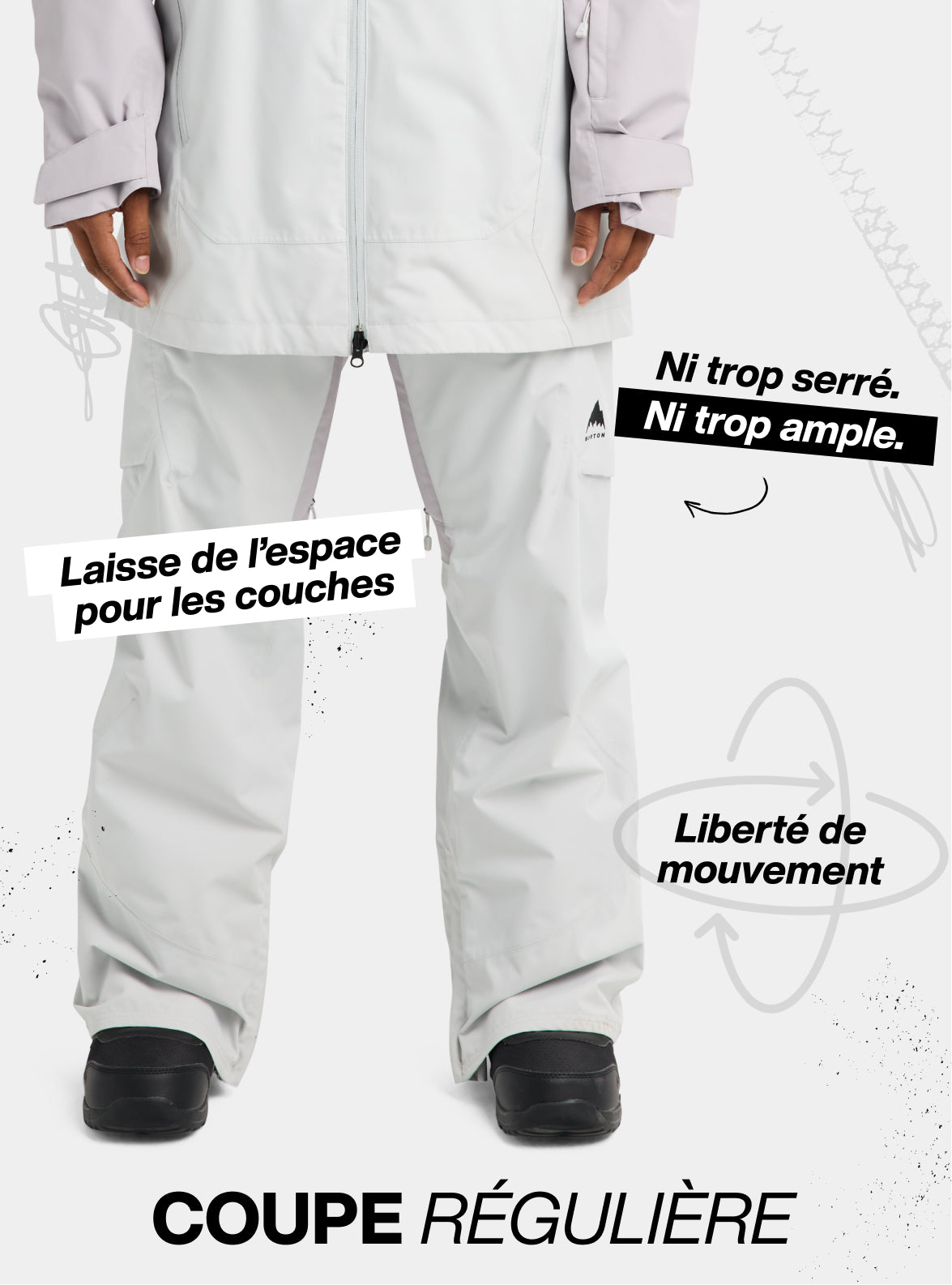 Pantalon 3 en 1 2 couches Reserve de Burton pour femmes