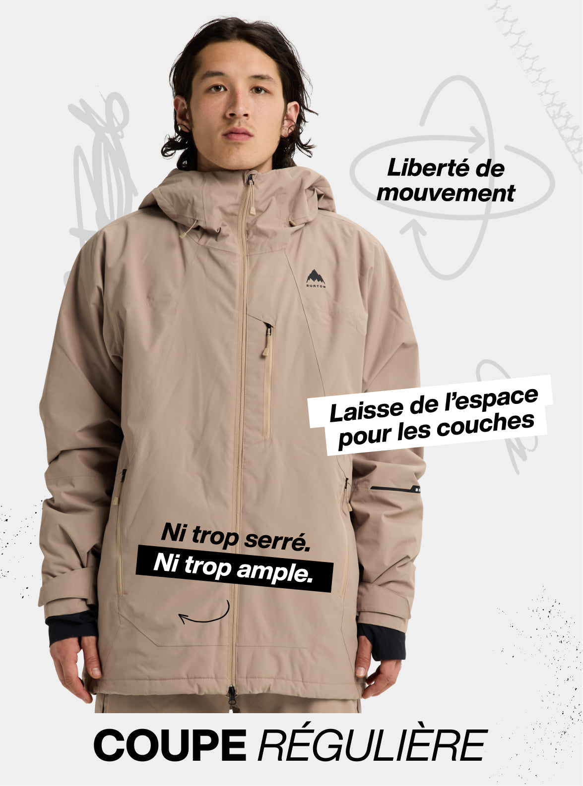 Manteau 2 couches Reserve de Burton pour hommes