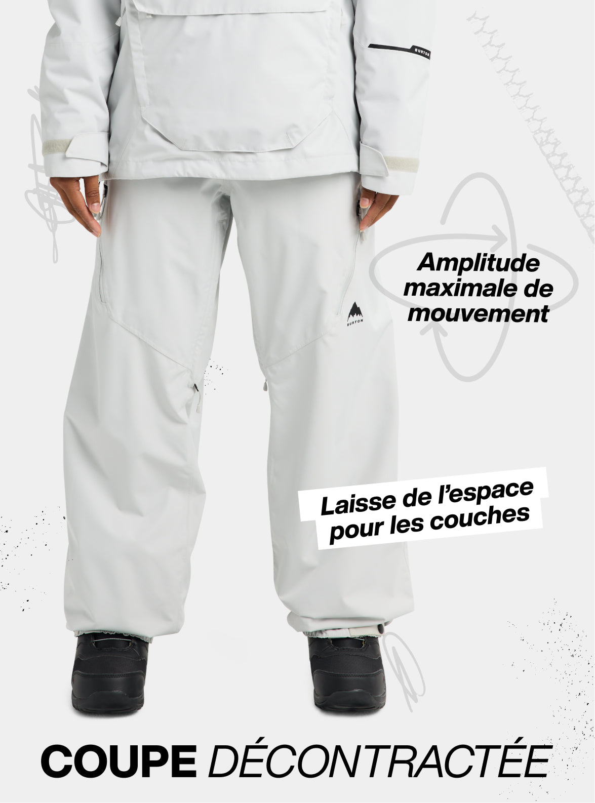 Pantalon décontracté 2 couches Reserve de Burton pour femmes