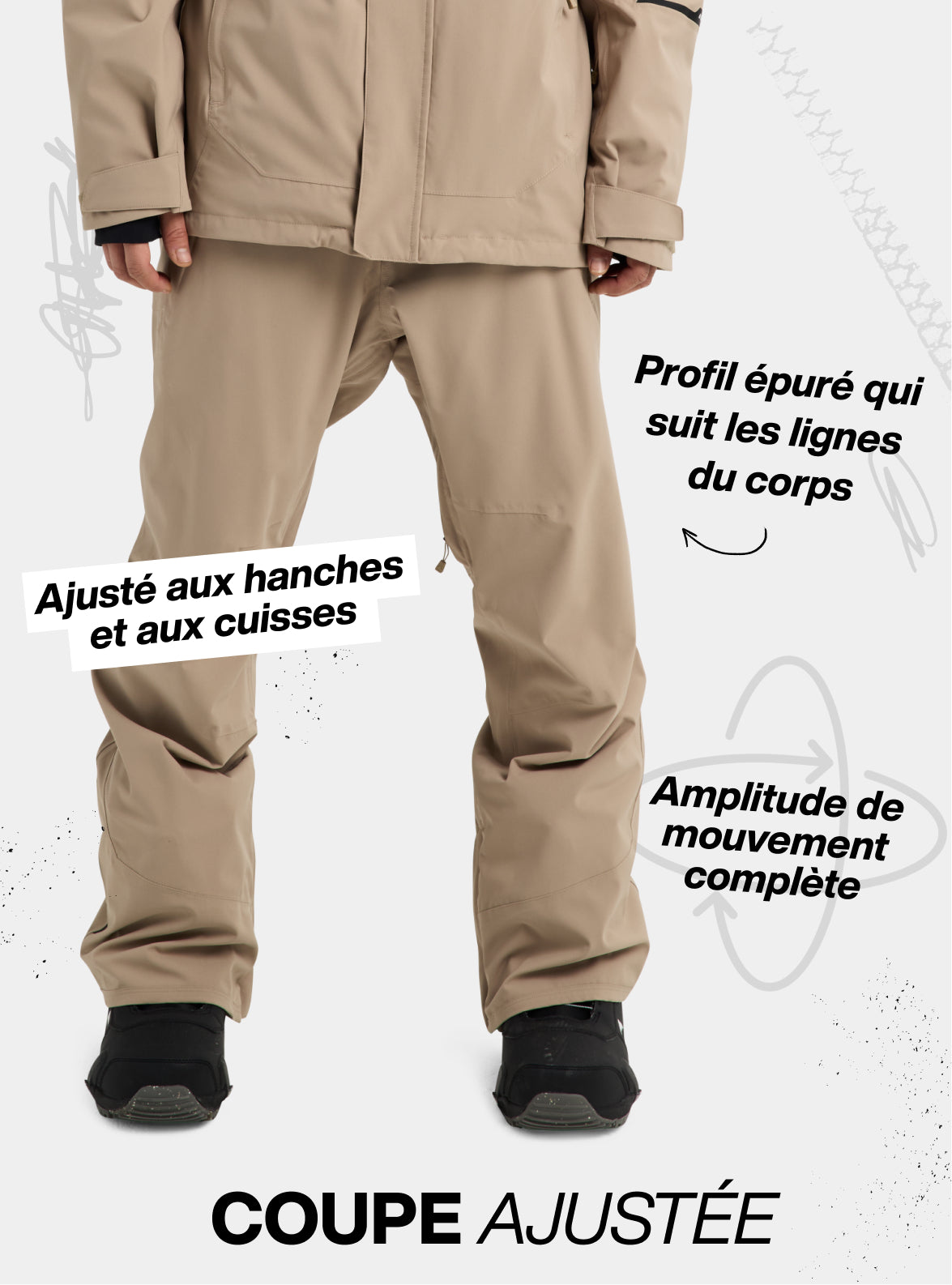 Pantalon extensible 2 couches Reserve de Burton pour hommes