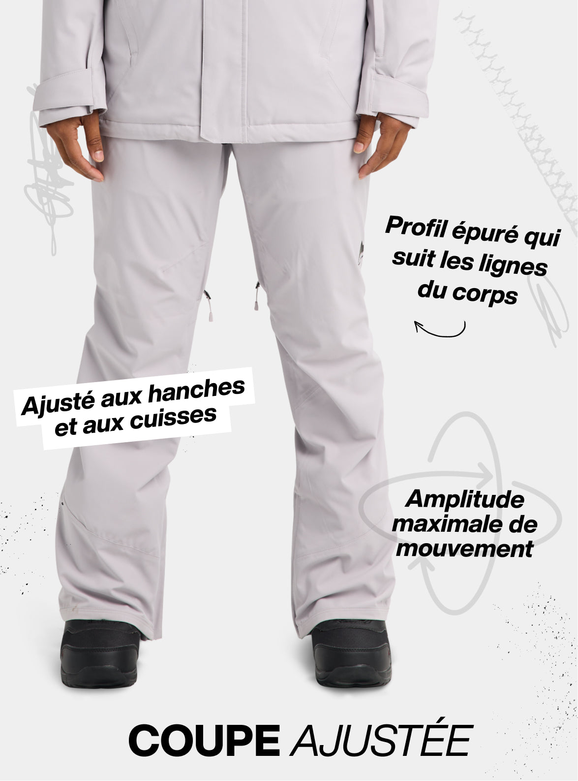 Pantalon extensible 2 couches Reserve de Burton pour femmes