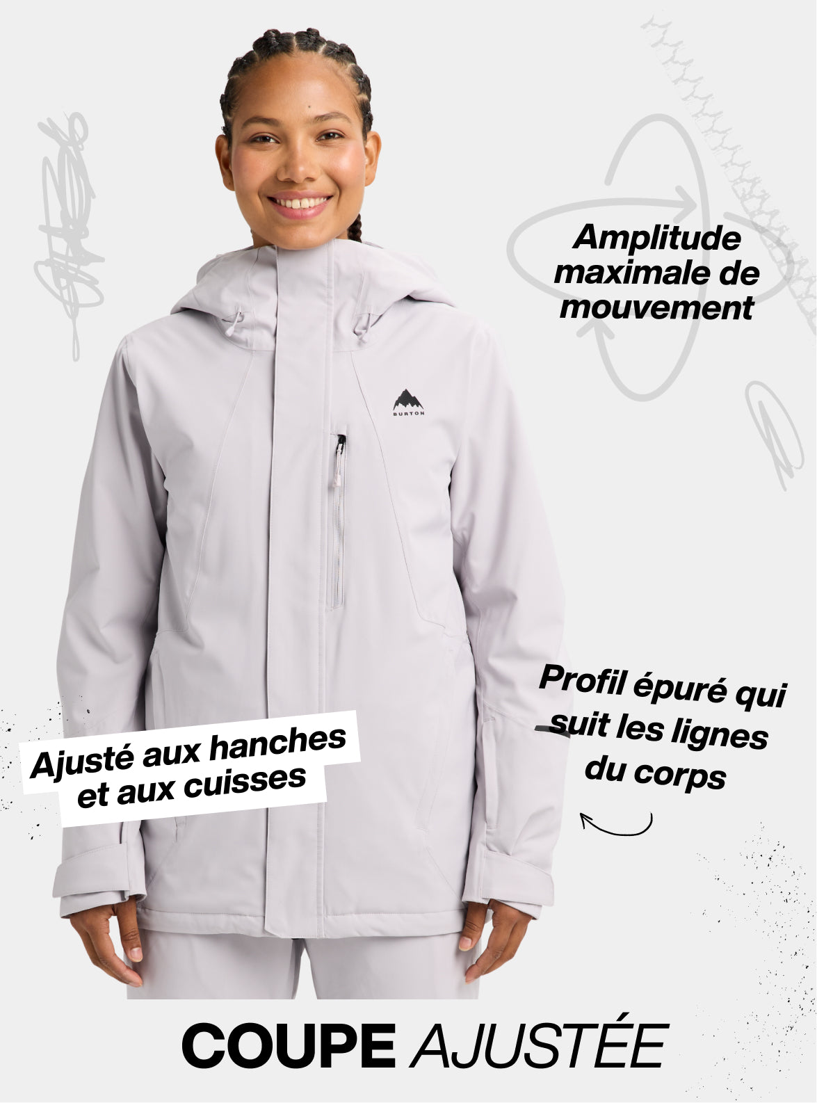 Manteau extensible isolant 2 couches Reserve de Burton pour femmes