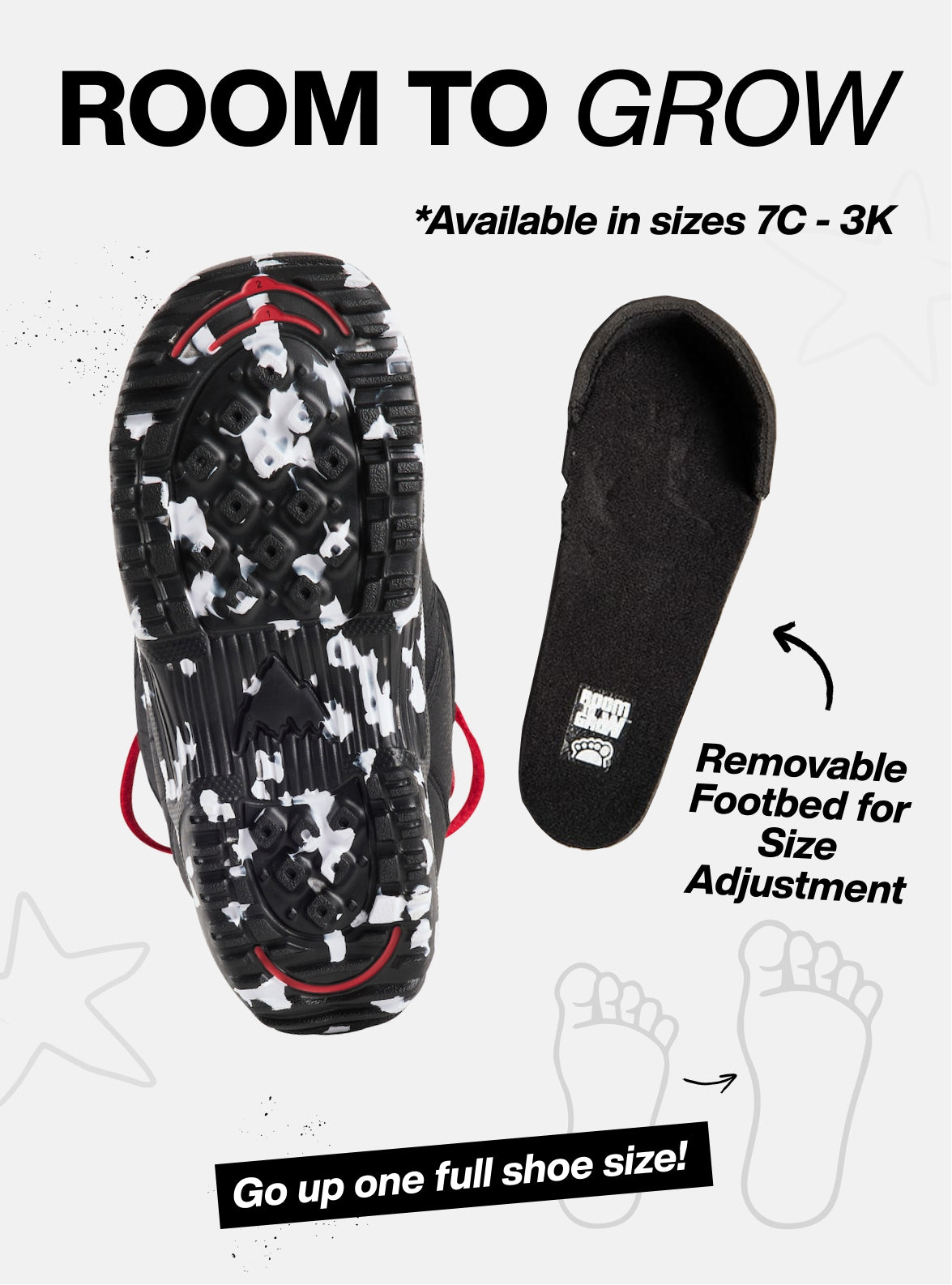 burton kids snowboard boot sizing Kids' Smalls BOA | Boots Intermediate Soft Soft flexing upper shell materials for ultimate learn Kids' Burton Mini Grom Snowboard