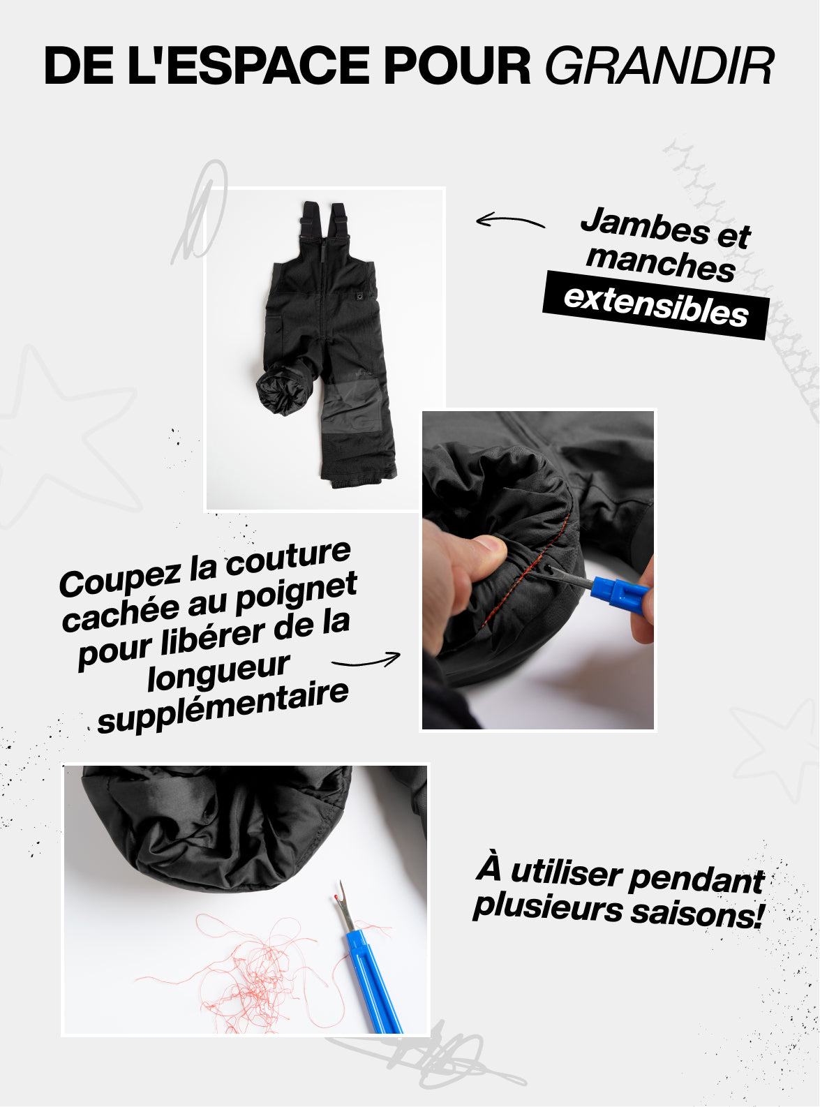 Burton - Manteau Shell en GORE-TEX pour enfant