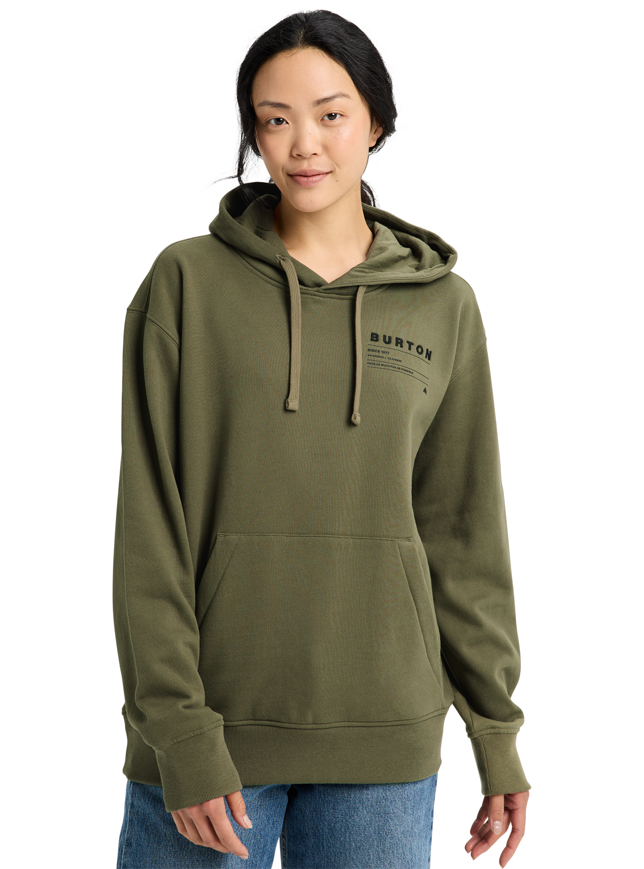 Product image of Burton Moretown Pullover Hoodie[Variant:Forest Moss]