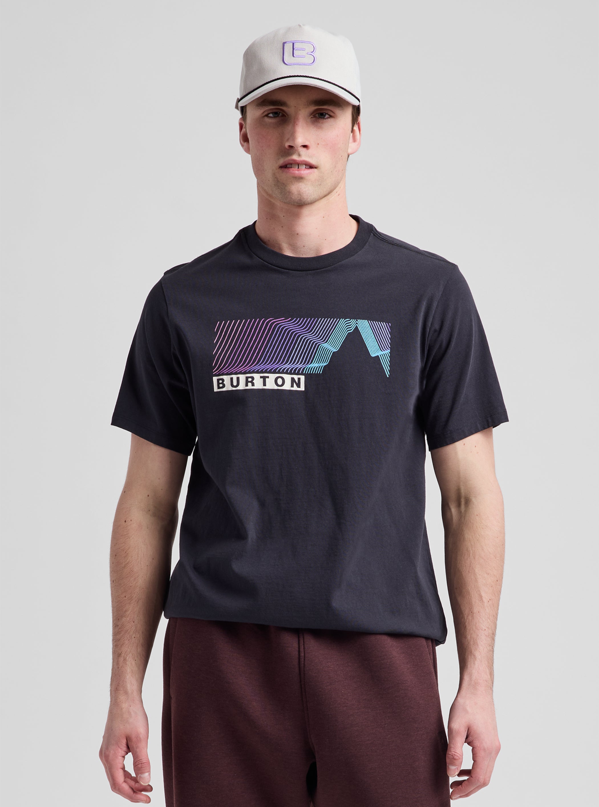 Product image of Burton Elmore Short Sleeve T-Shirt[Variant:True Black]