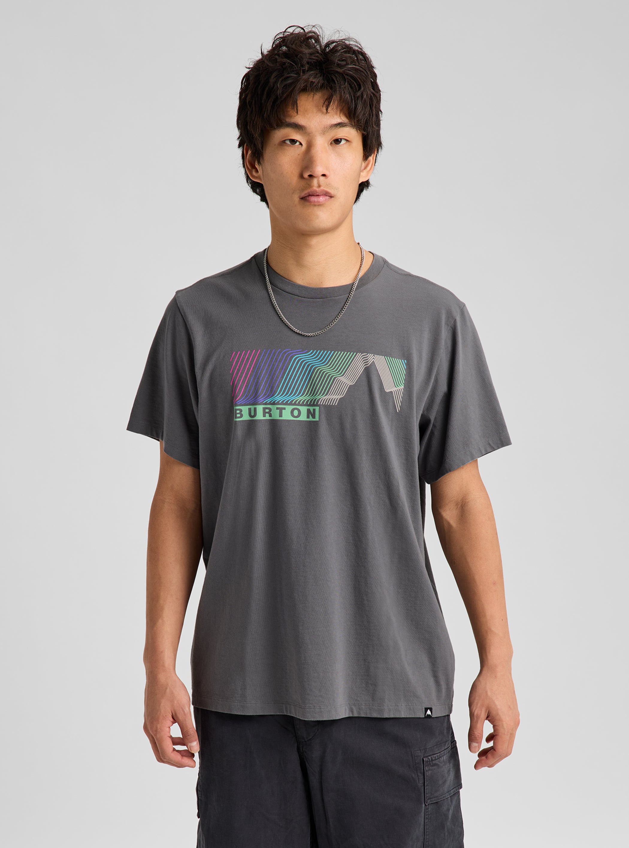 Product image of Burton Elmore Short Sleeve T-Shirt[Variant:Gotham Gray]