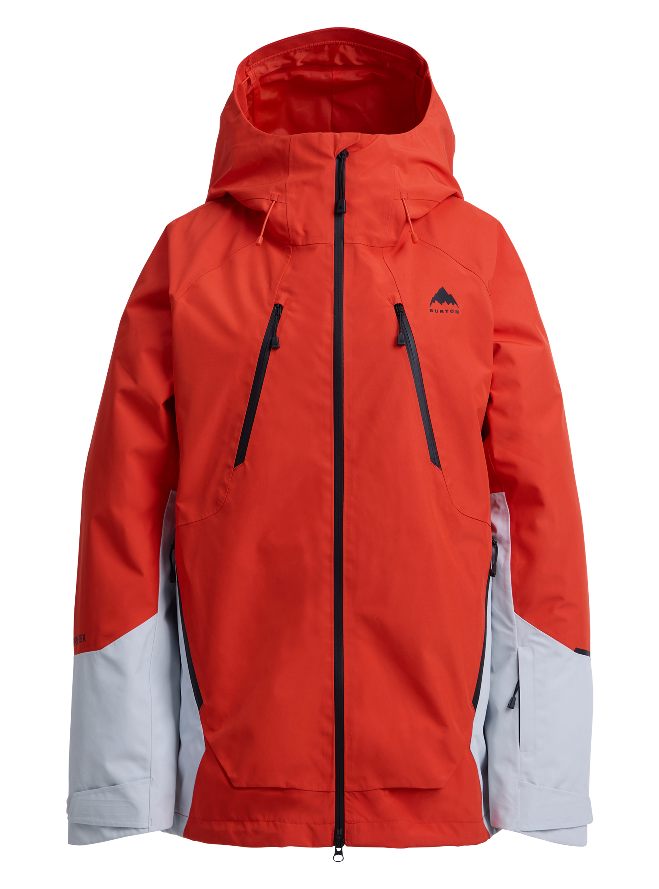 Product image of Women's Burton Reserve GORE-TEX 2L Jacket[Variant:Fiesta Red / Gray Cloud]