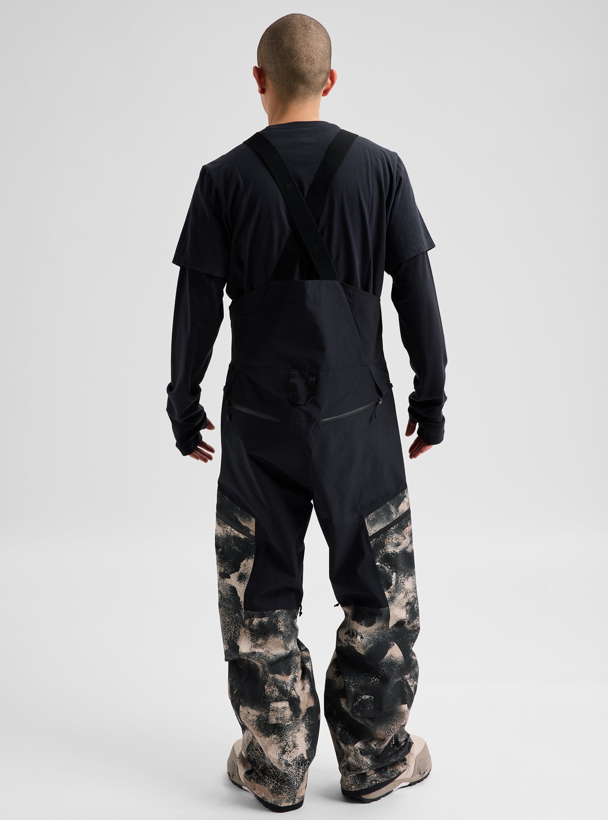 Product image of Men's Burton Reserve GORE-TEX 2L Bib Pants[Variant:Desert Rock / True Black]