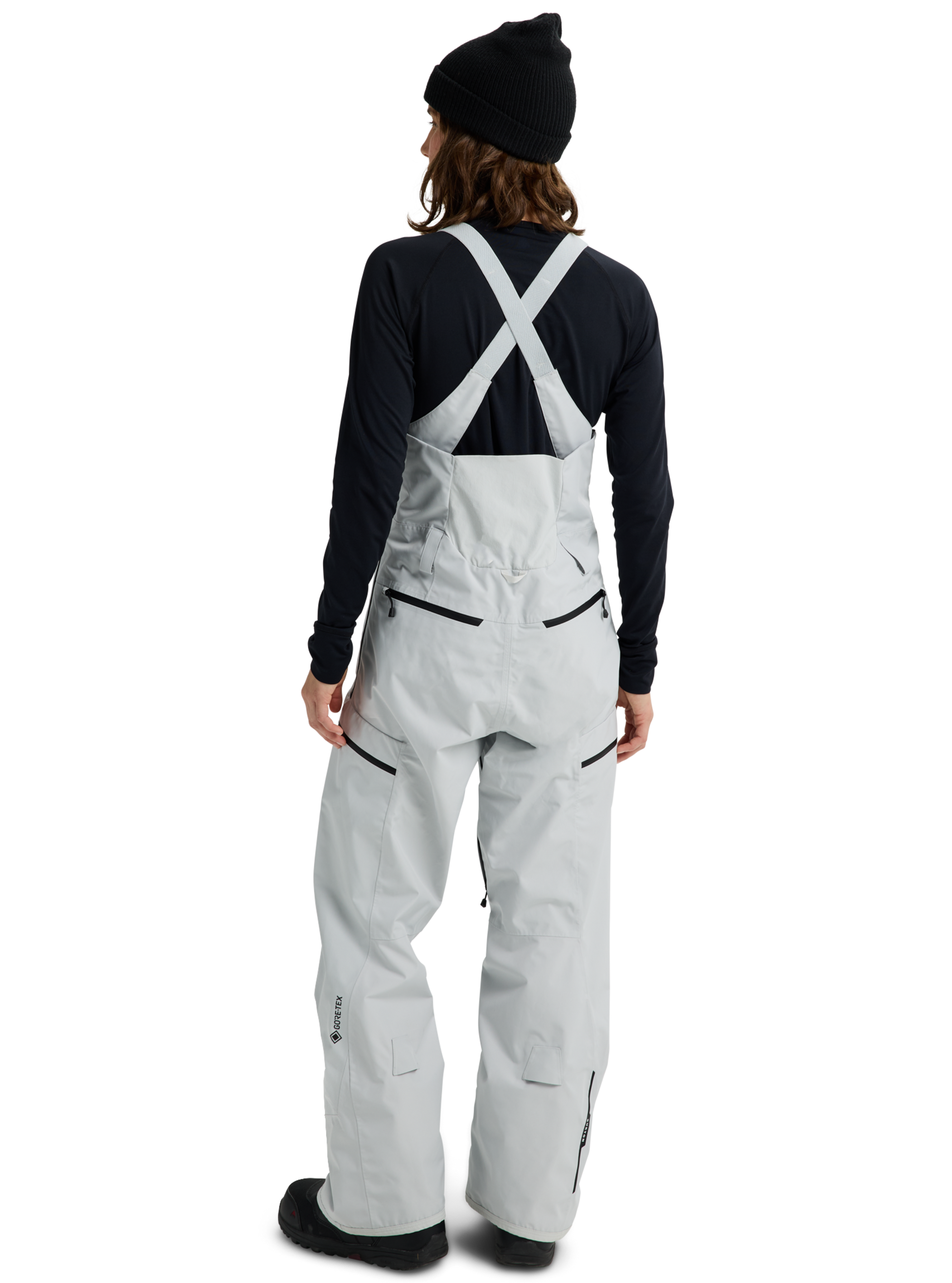 Product image of Women's Burton Reserve GORE-TEX 2L Bib Pants[Variant:Gray Cloud]