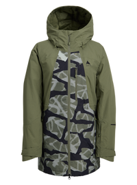 Product image of Women's Burton Reserve 2L Insulated Jacket[Variant:Forest Moss / Graffiti Camo]