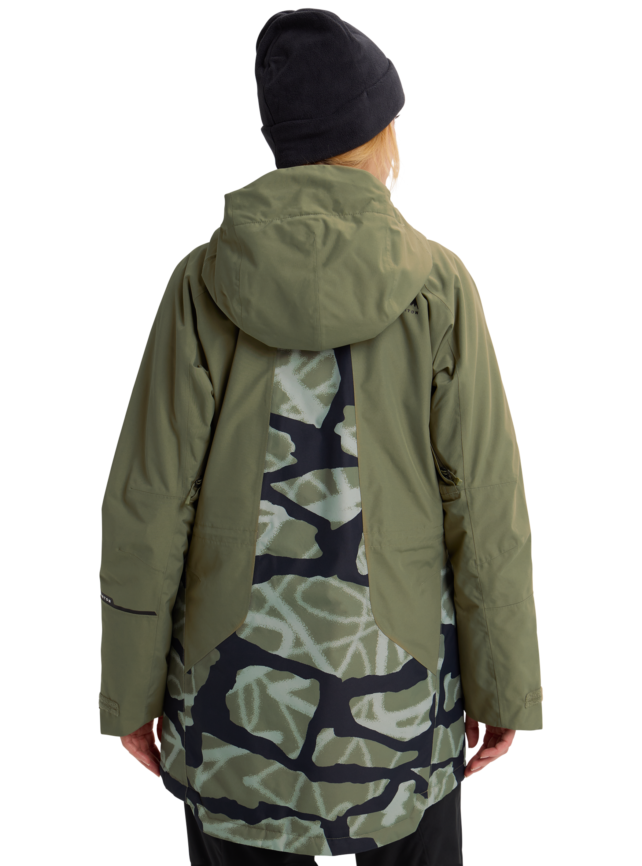 Product image of Women's Burton Reserve 2L Insulated Jacket[Variant:Forest Moss / Graffiti Camo]