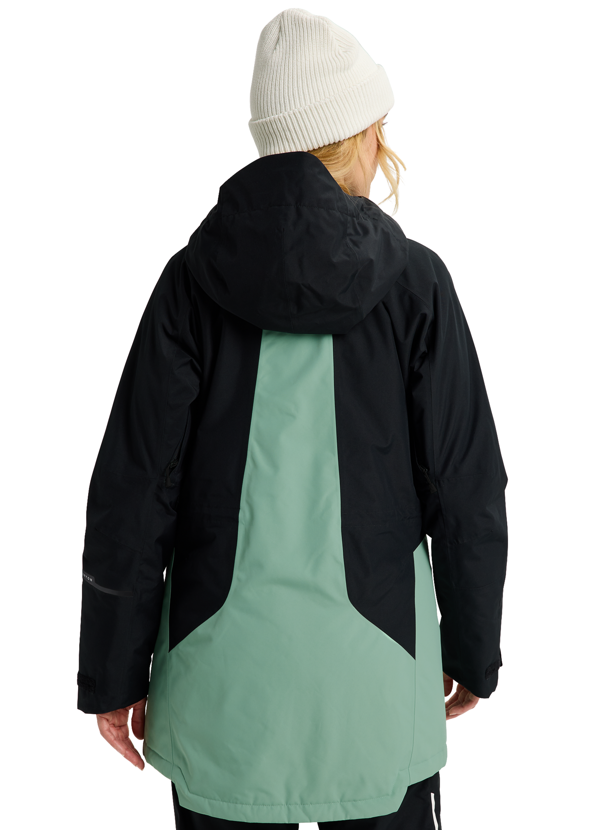 Product image of Women's Burton Reserve 2L Insulated Jacket[Variant:True Black / Soft Sage]