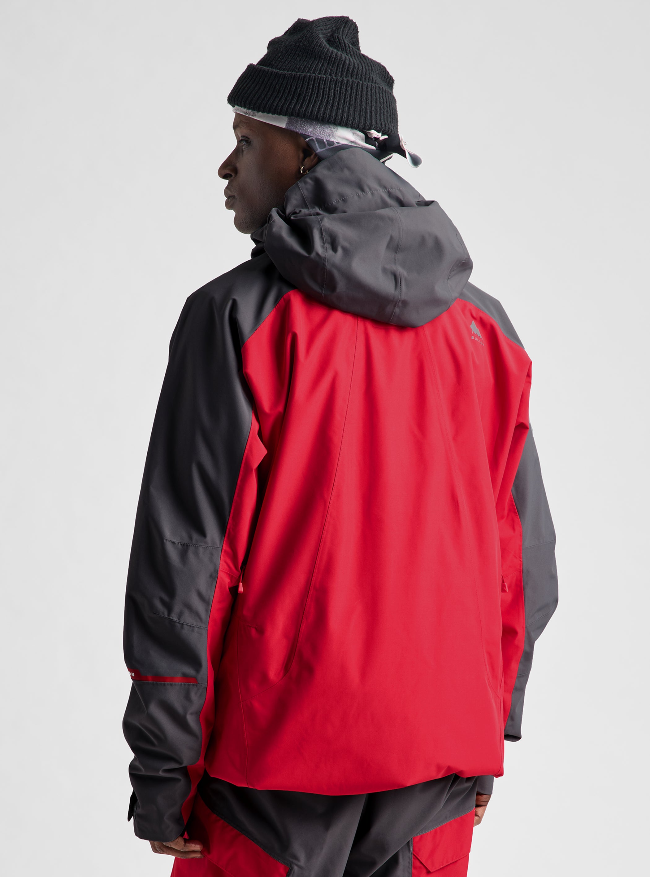 Product image of Men's Burton Reserve 2L Jacket[Variant:Gotham Gray / Geranium Red]