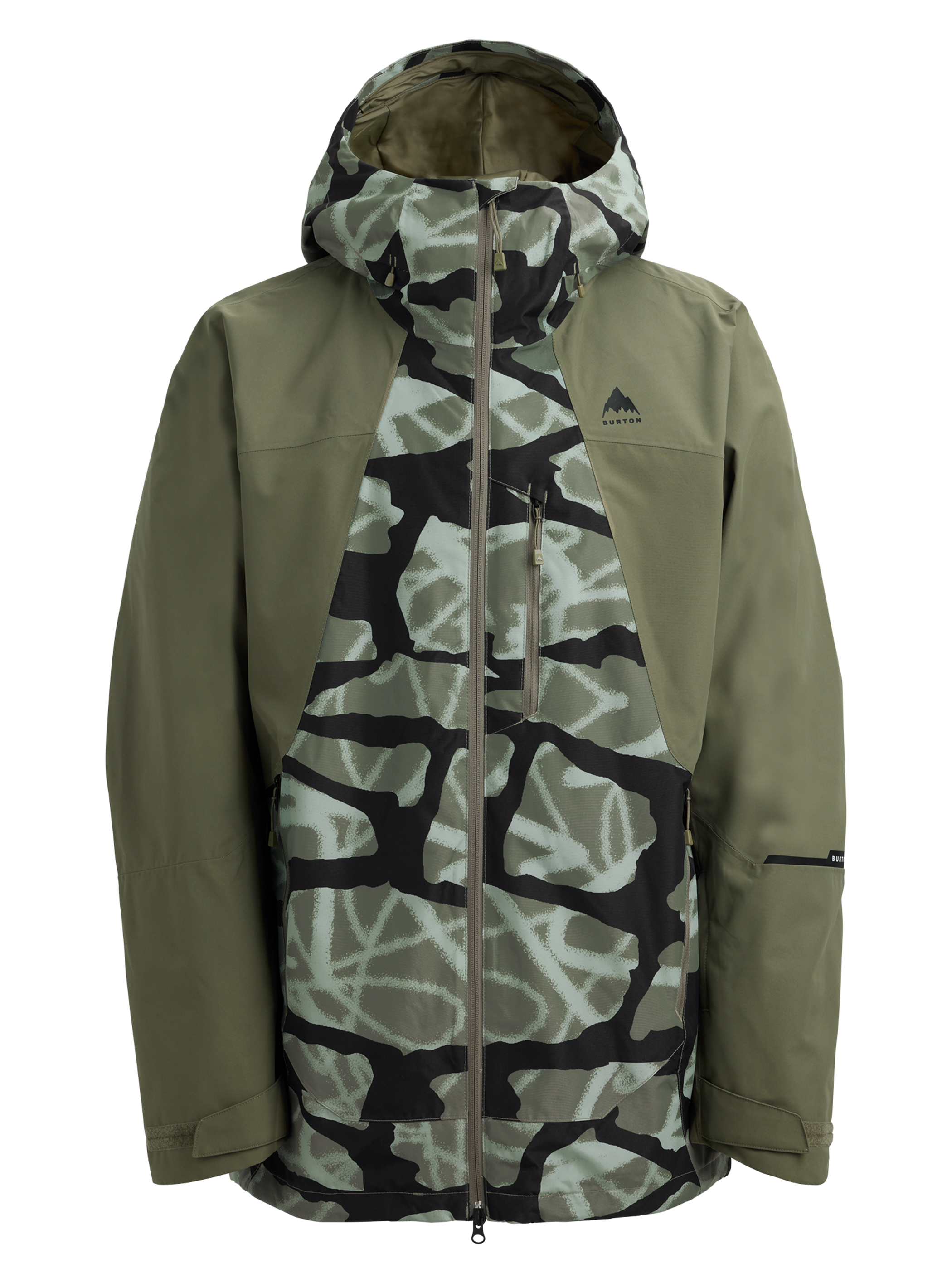 Product image of Men's Burton Reserve 2L Jacket[Variant:Graffiti Camo / Forest Moss]