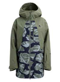 Product image of Women's Burton Reserve 2L Jacket[Variant:Forest Moss / Graffiti Camo]