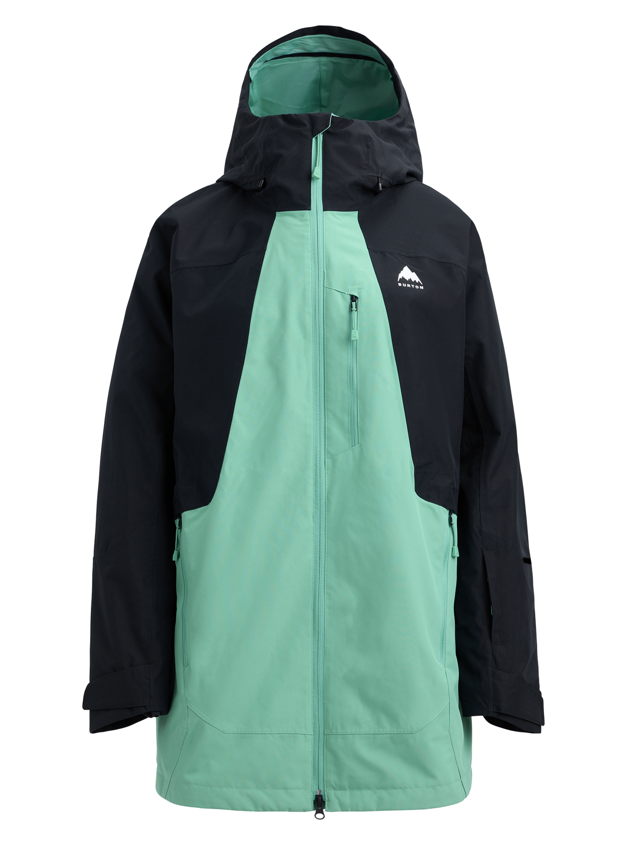 Product image of Women's Burton Reserve 2L Jacket[Variant:True Black / Soft Sage]