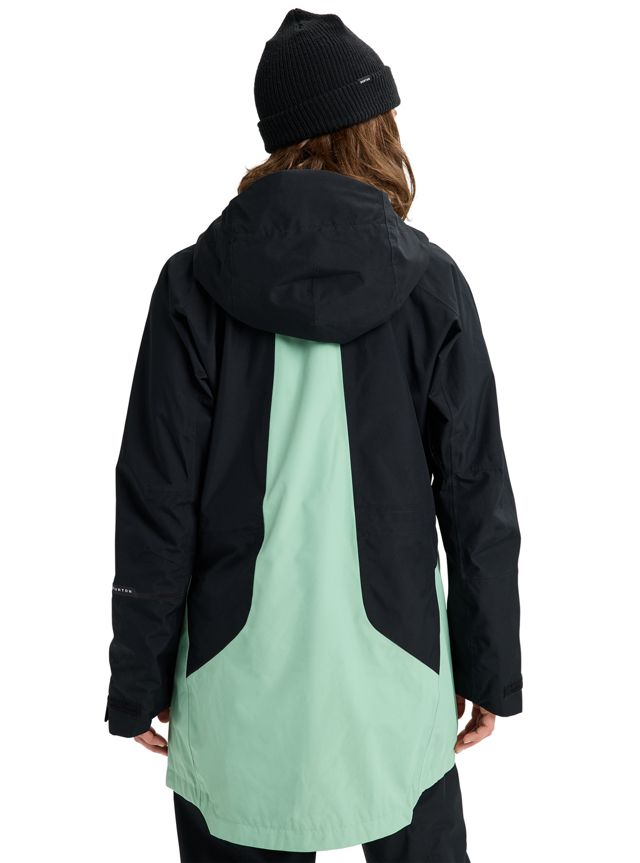 Product image of Women's Burton Reserve 2L Jacket[Variant:True Black / Soft Sage]