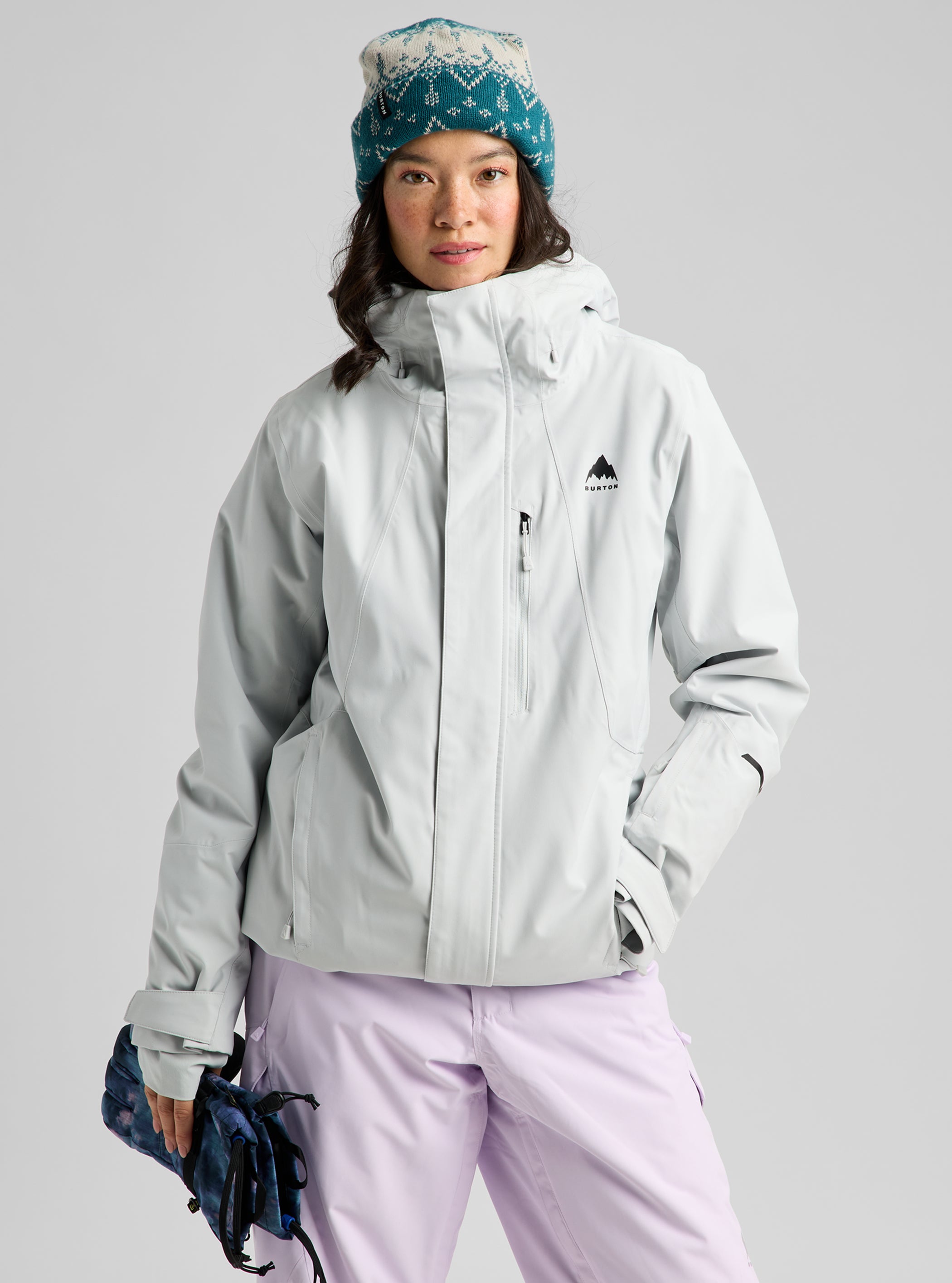 Product image of Women's Burton Reserve 2L Insulated Stretch Slim Jacket[Variant:Gray Cloud]