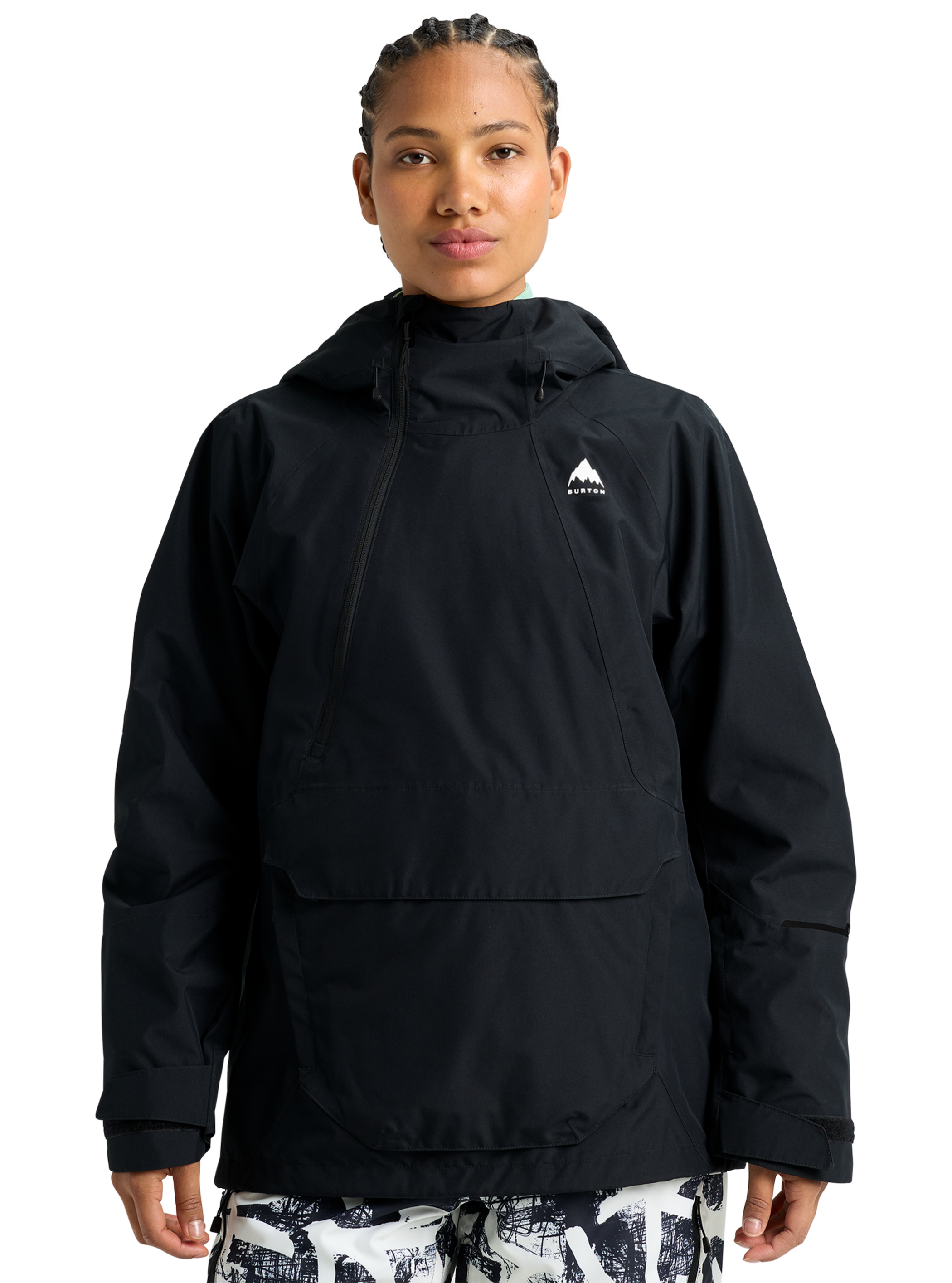Product image of Women's Burton Reserve 2L Relaxed Anorak Jacket[Variant:True Black]