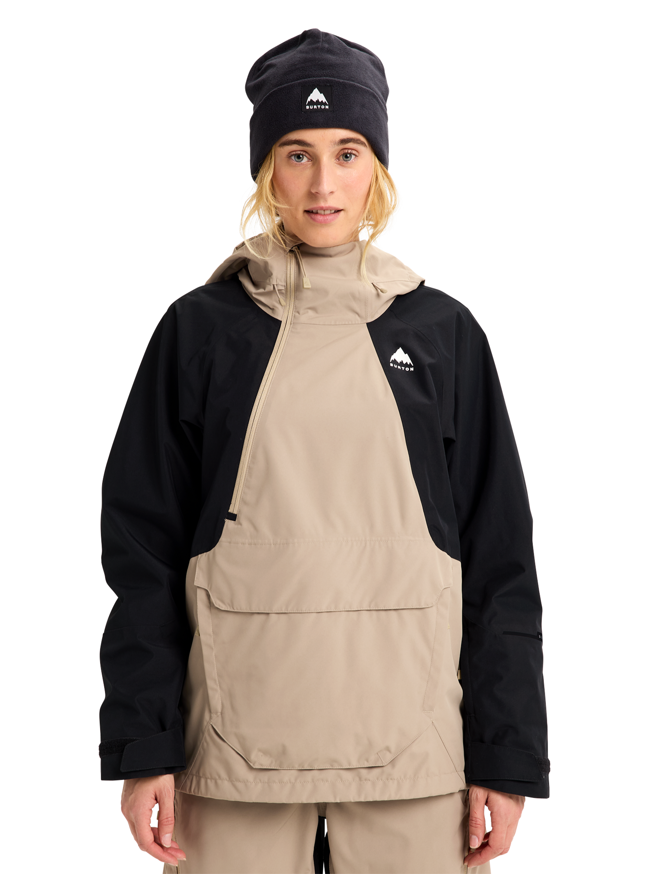 Product image of Women's Burton Reserve 2L Relaxed Anorak Jacket[Variant:Summit Taupe / True Black]
