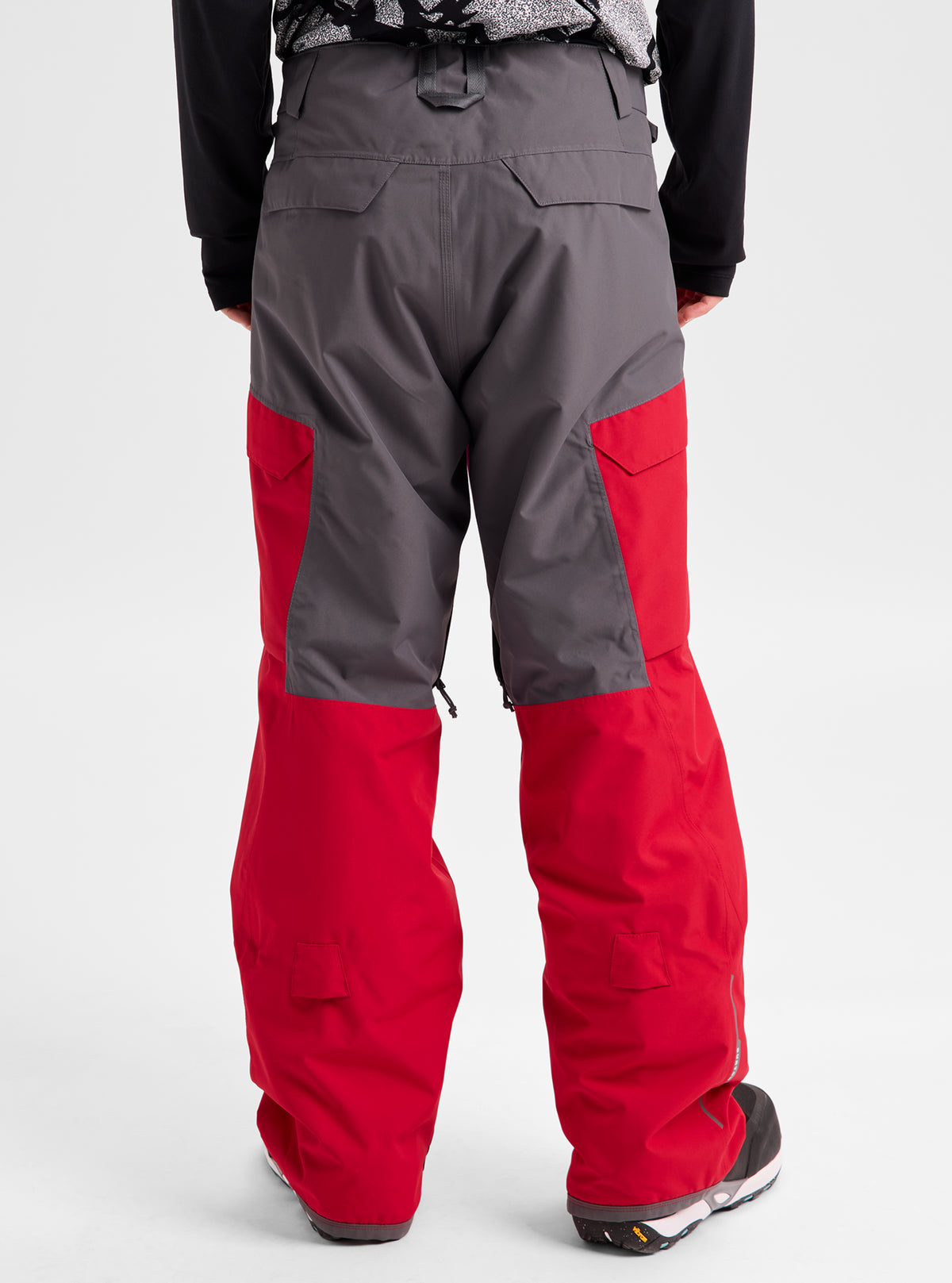 Product image of Men's Burton Reserve 2L Insulated Pants[Variant:Geranium Red / Gotham Gray]