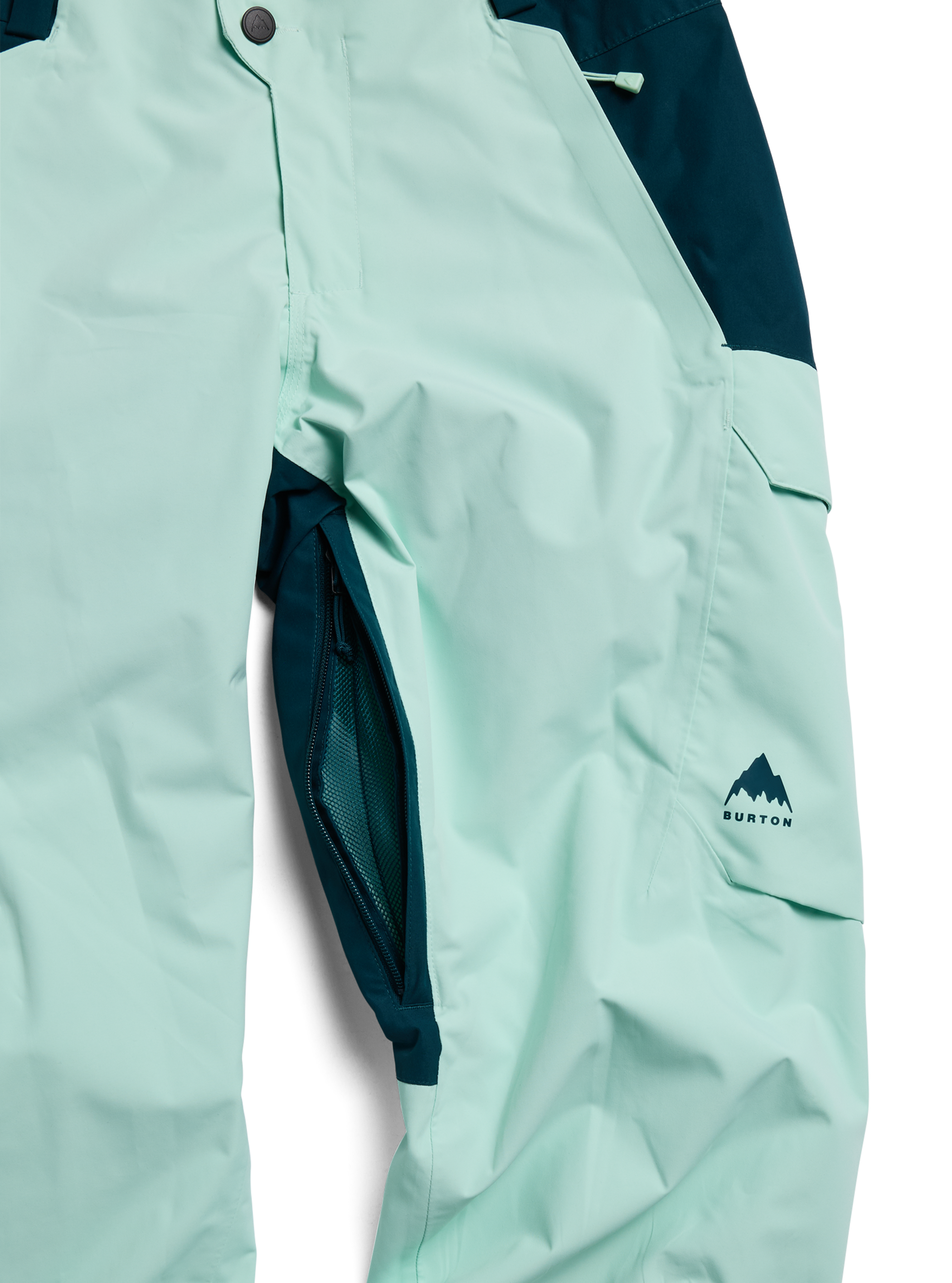 Product image of Women's Burton Reserve 2L Insulated Pants[Variant:Spring Frost / Atlantic Teal]